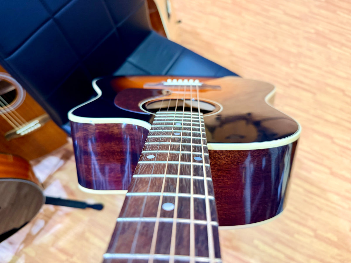 Epiphone Inspired by Gibson J-45 Cutaway Electro-Acoustic~ Hiscox Case~ Sunburst
