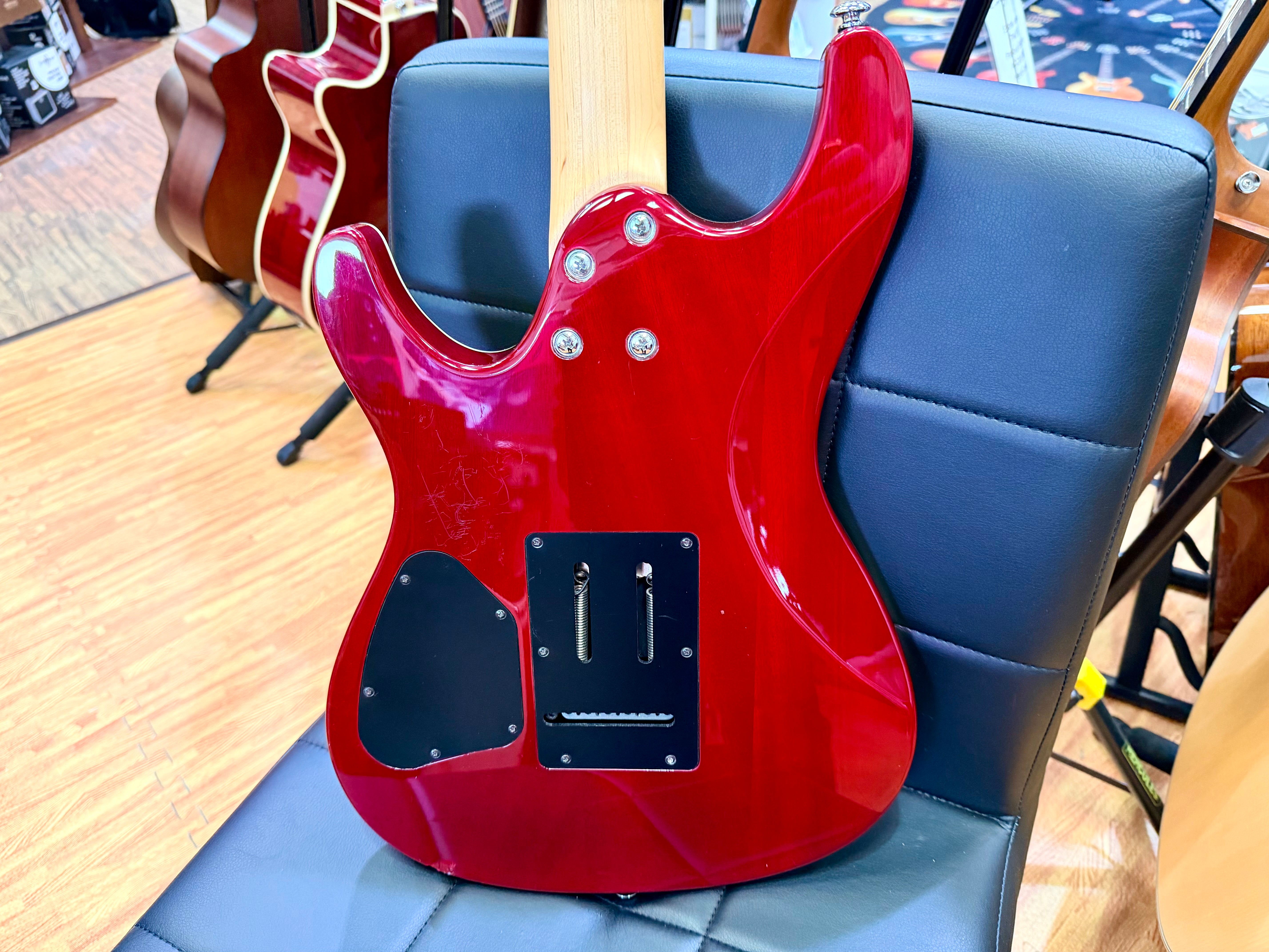⚡️2020⚡️ Ibanez SA360QM SA Series Electric Guitar~ Transparent Red Burst~ HSS!