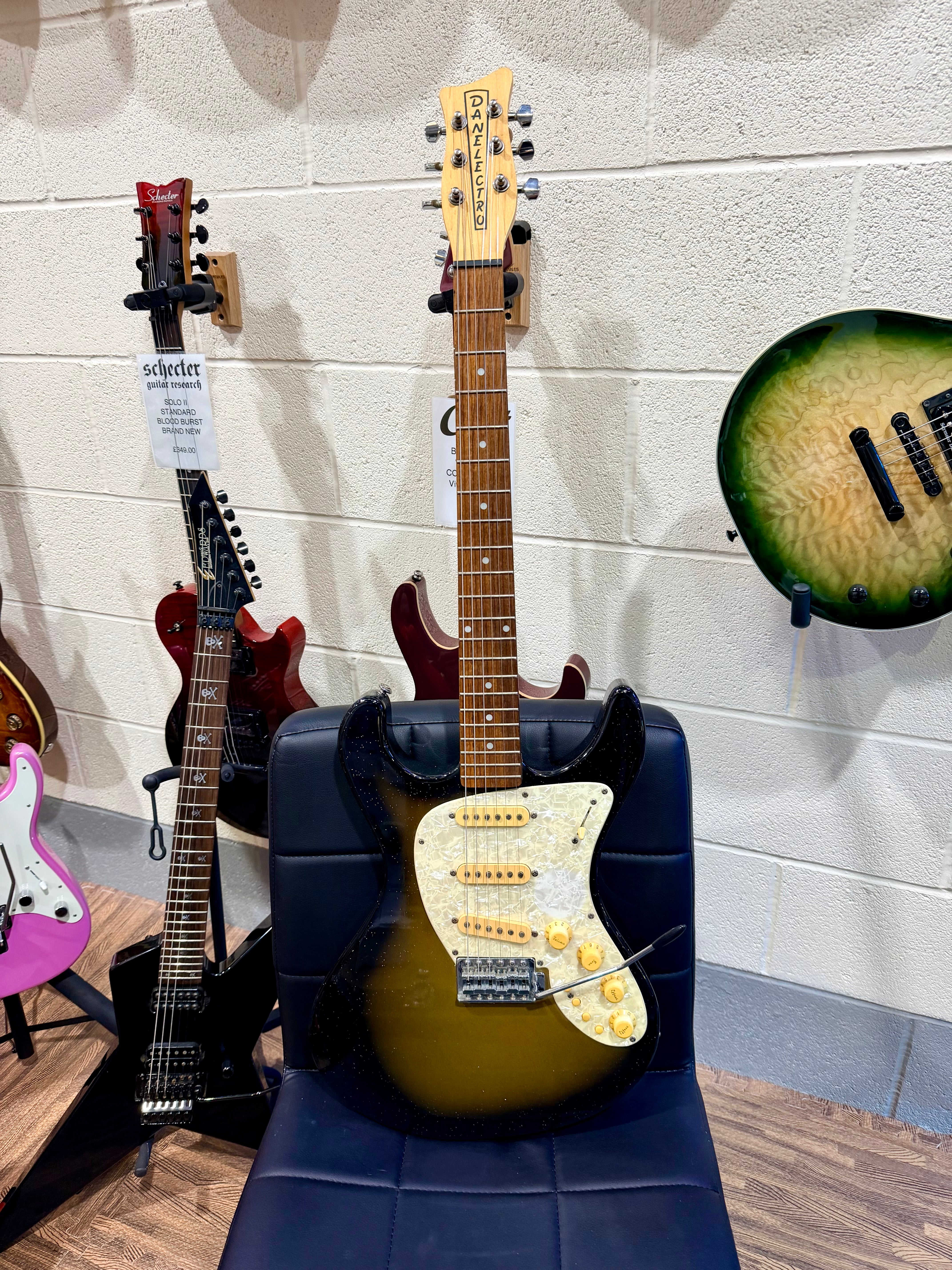 🔥RARE🔥 Danelectro Danoblaster Innuendo Electric Guitar~ Korea 2000 + Effects!