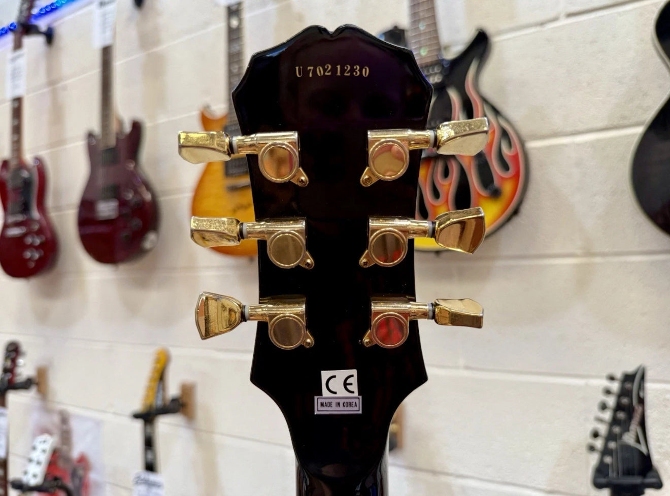 🔥1997 Korea🔥 Epiphone Les Paul Black Beauty Custom~ Exceptional Condition!