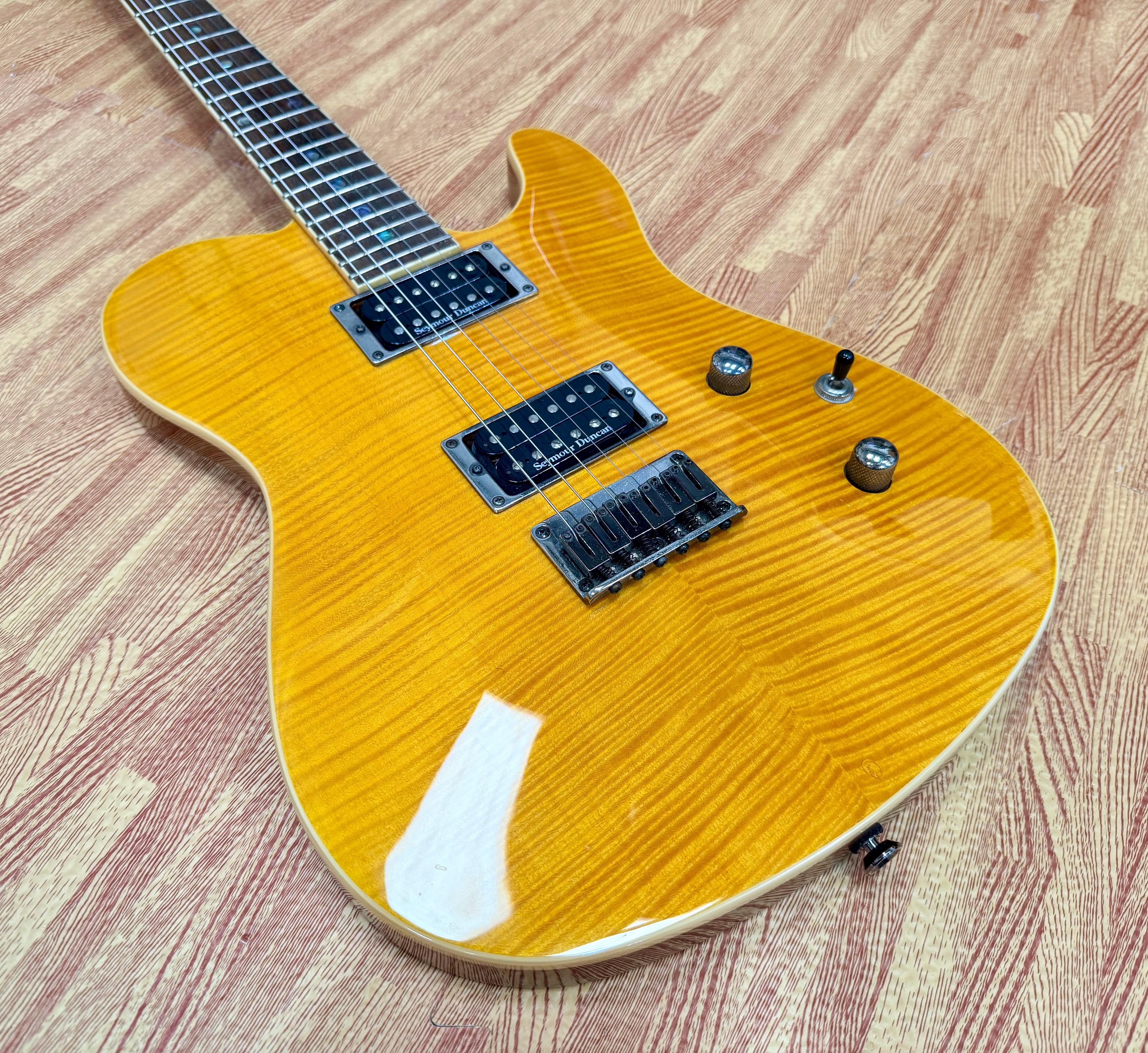 ✨2008 KOREA✨ Fender Special Edition Custom FMT Telecaster HH~ Amber~ SD Pickups