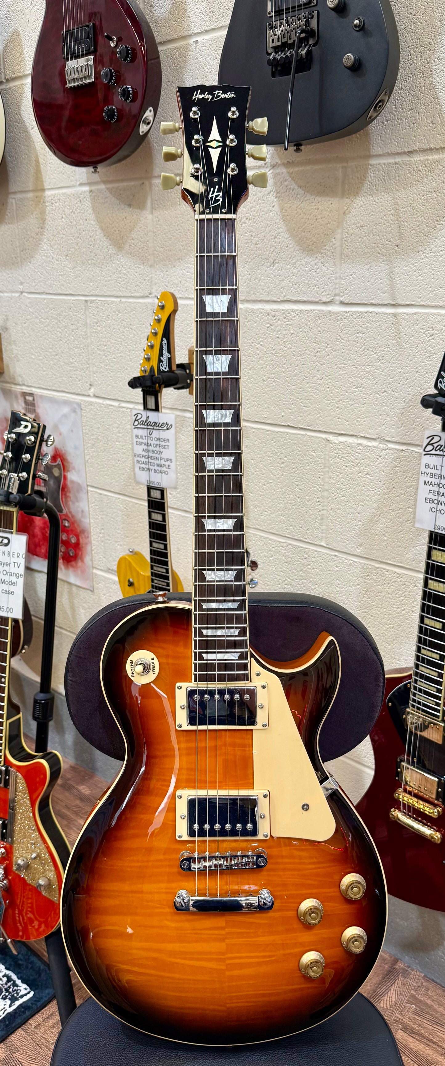 ☀️VINTAGE SUNBURST☀️ Harley Benton SC-450 Deluxe Les Paul~ Electric Guitar!