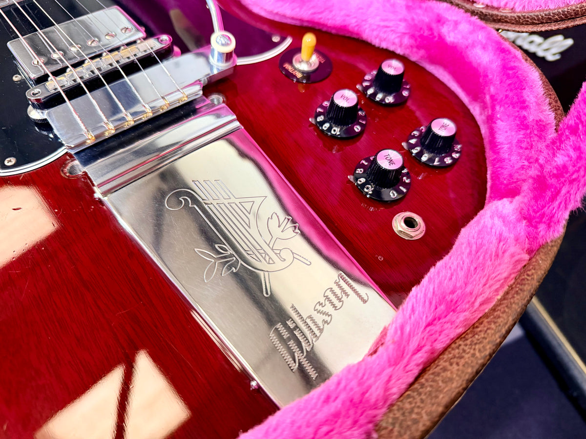 π₯ 1998 Gibson USA SG Standard In Heritage Cherry with Lyre Vibrola + Case π₯