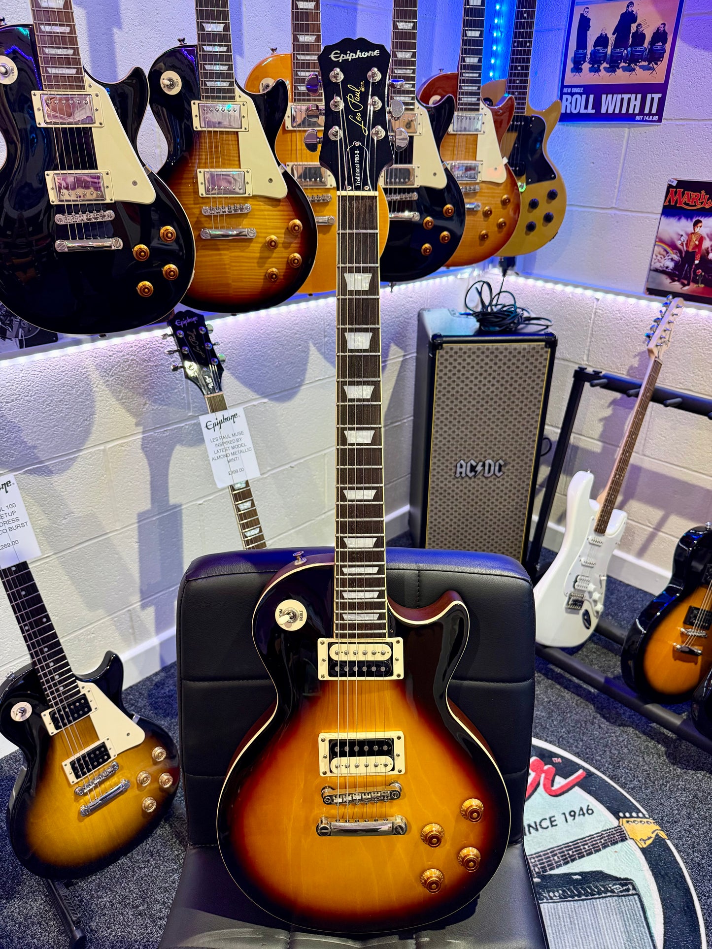 🔥2016🔥 Epiphone Les Paul Traditional PRO II~ Tobacco Sunburst~ DB Boost!