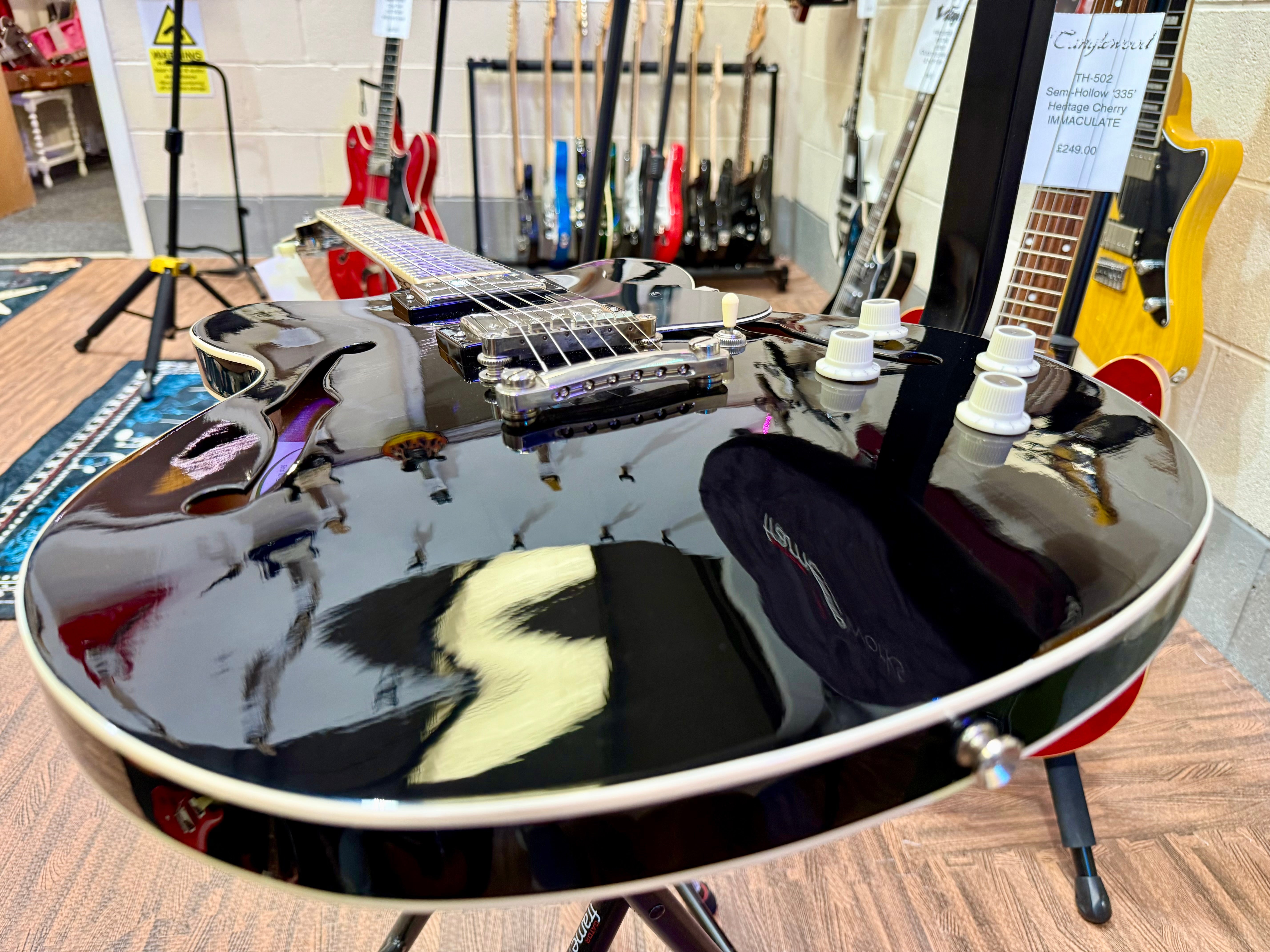 🌟2021🌟 Hofner Verythin HCT Standard~ Black Hollow-body~ Contemporary Series!