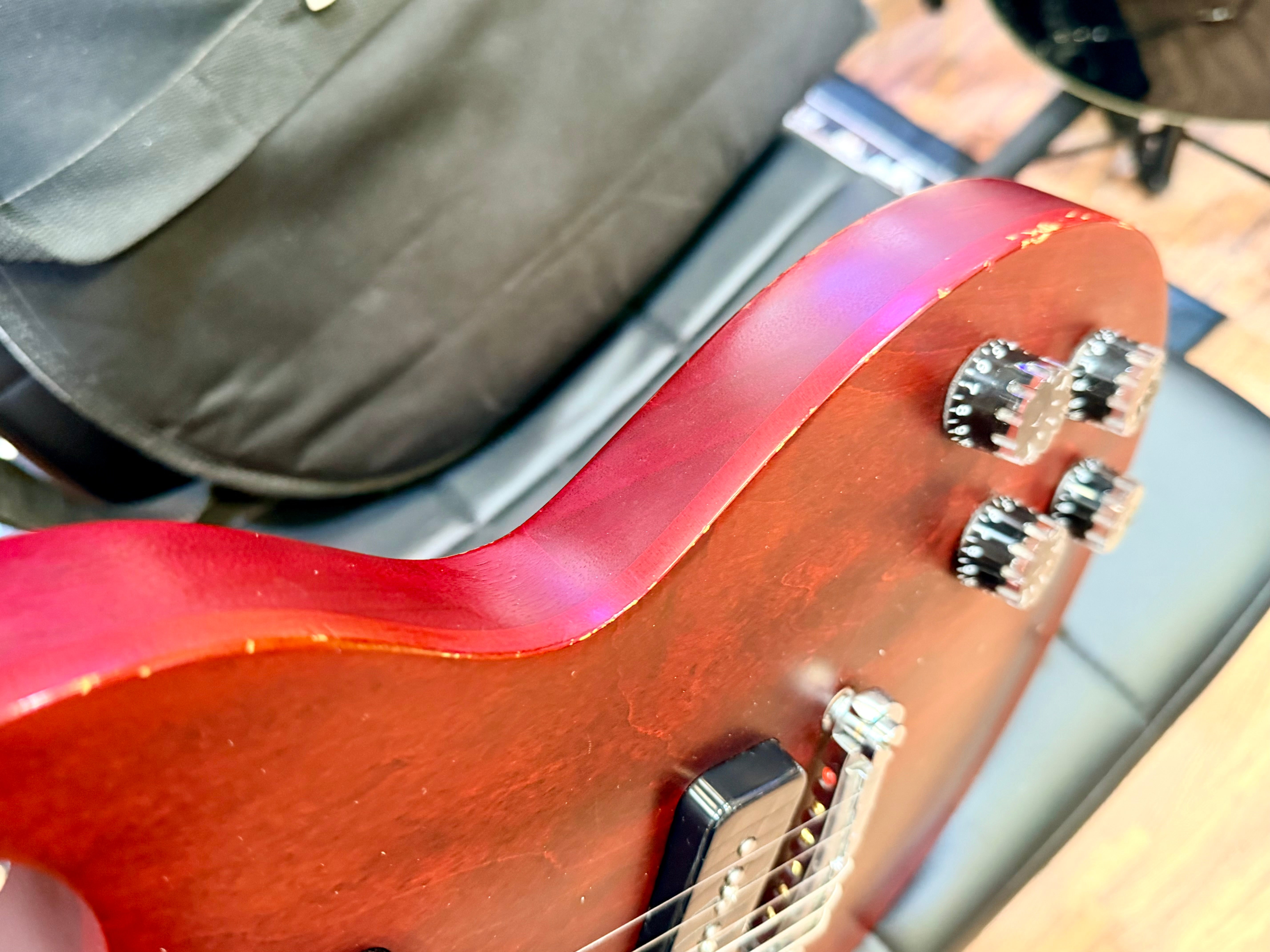 🔥2014🔥 Gibson Les Paul Melody Maker 120th Anniversary~ Worn Cherry~ P90s + Bag