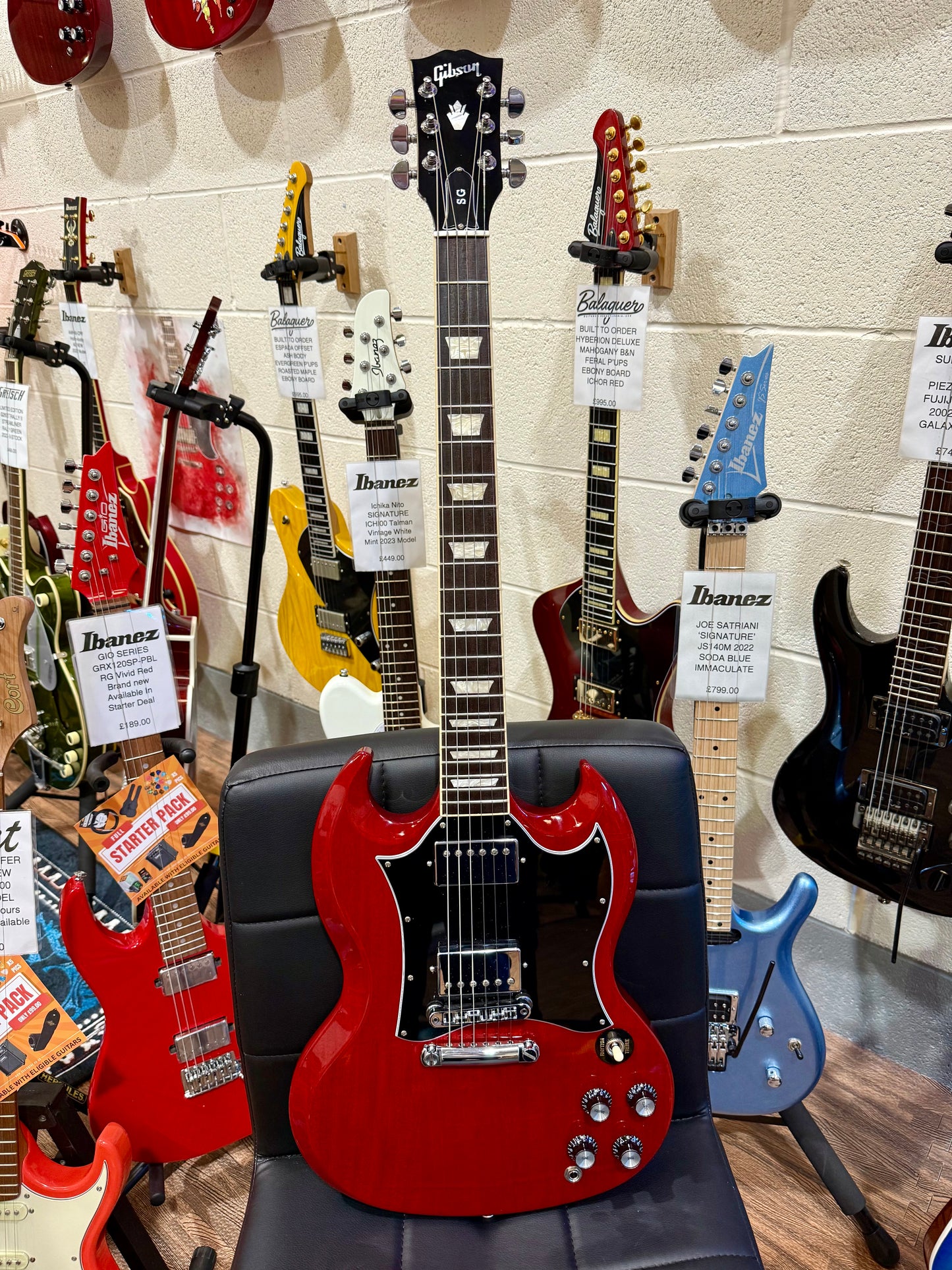 š„2024 USAš„ Gibson SG Standard~ Heritage Cherry~ Hard Case & Candy!