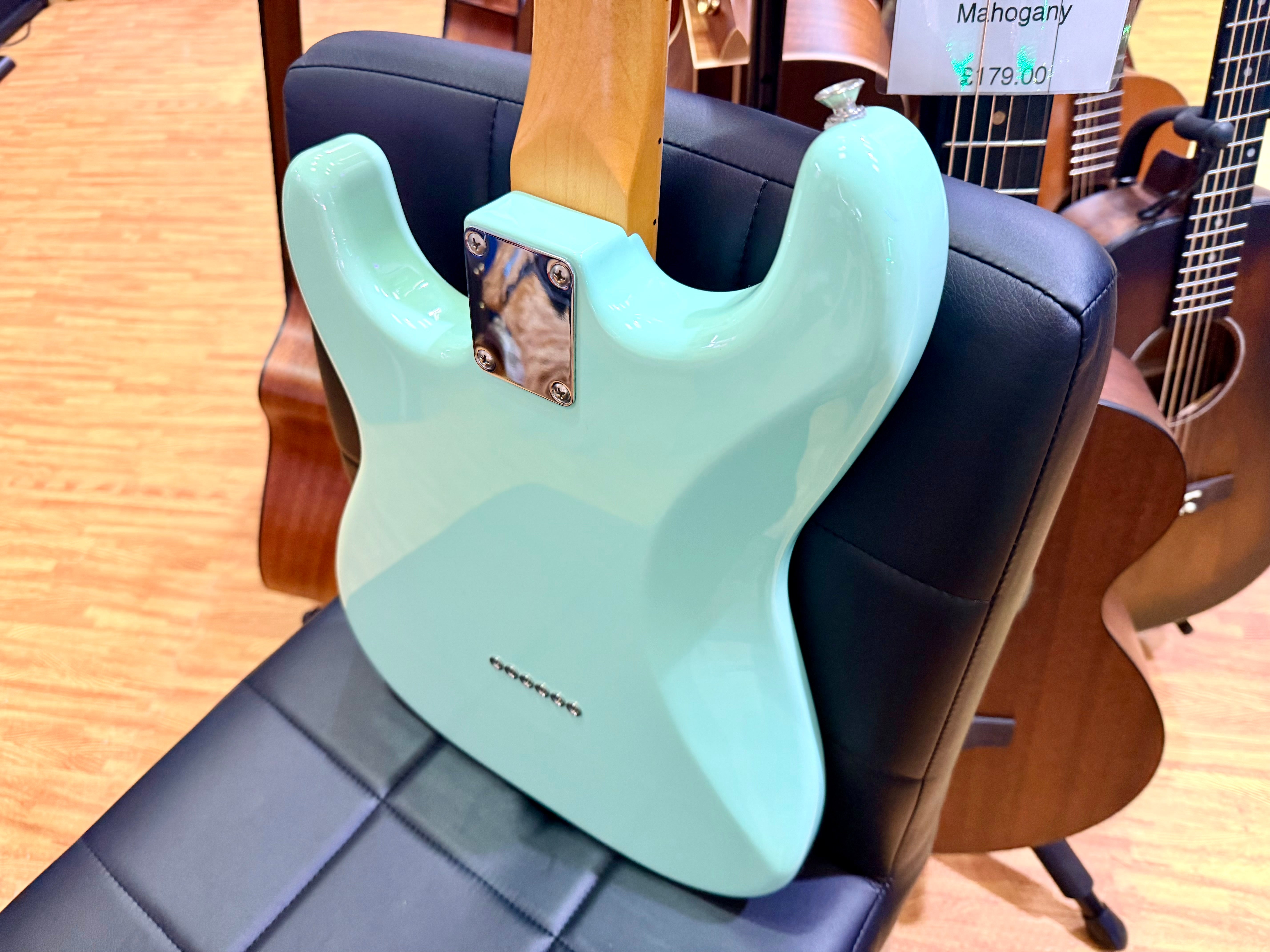 ✨2021✨ Fender Noventa Stratocaster MN~ Surf Green~ Hardtail Mexican~ P90’s!