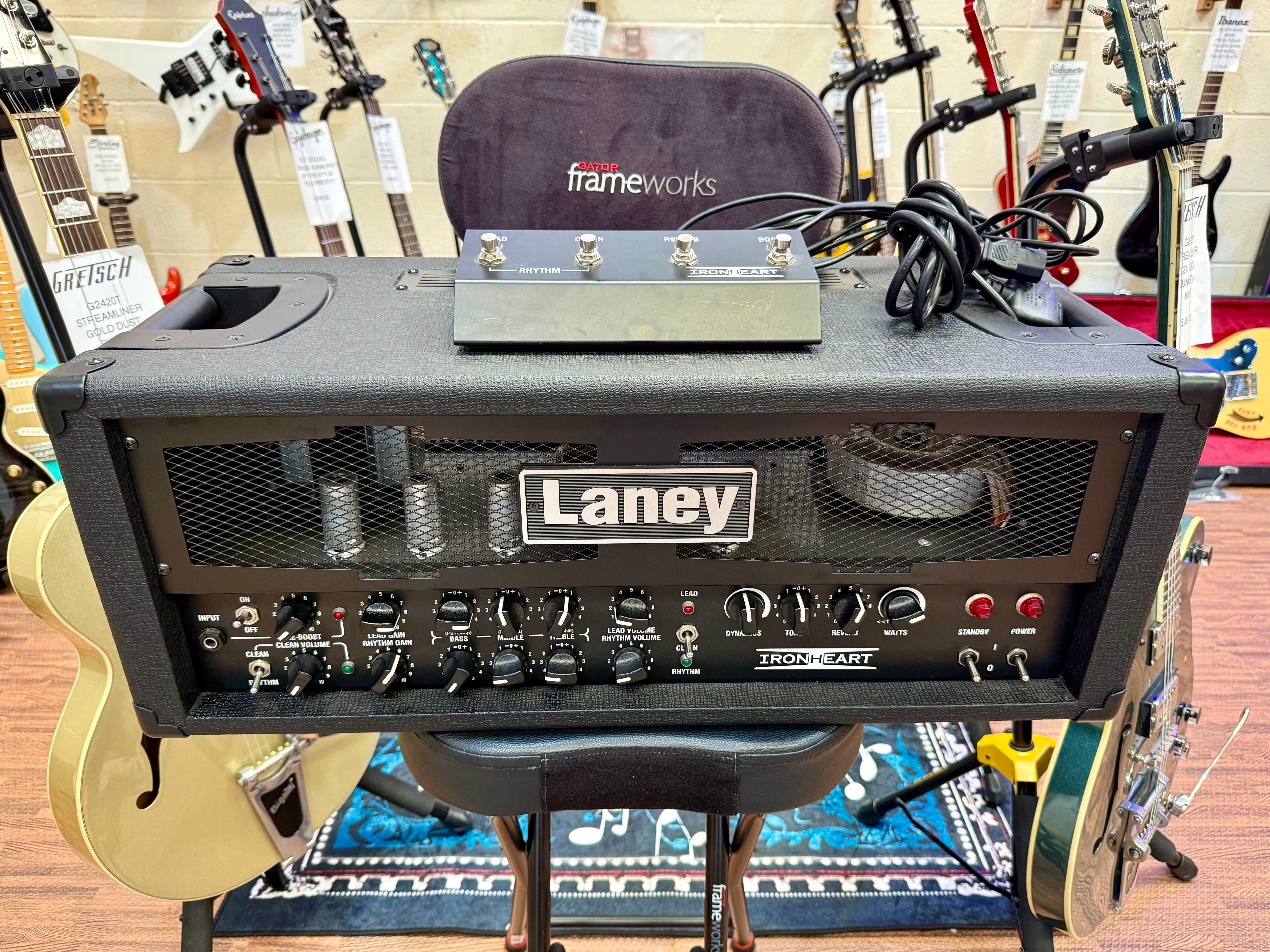 🔥 Laney Ironheart Series IRT60H All-Tube Guitar Amplifier Head~ 60W + Switch 🔥