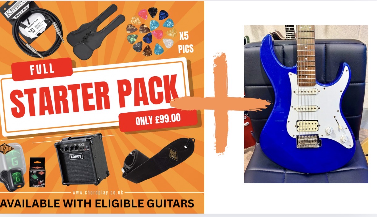 🎸PERFECT STARTER🎸 Yamaha Pacifica 012 Electric Guitar~ Gloss Blue~ HSS!