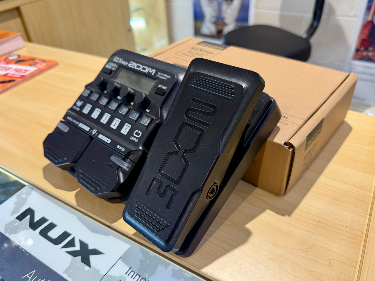 🎸 Zoom G1X Four Multi-Effects Processor for Electric Guitar~ FX Pedal~ Boxed 🎸