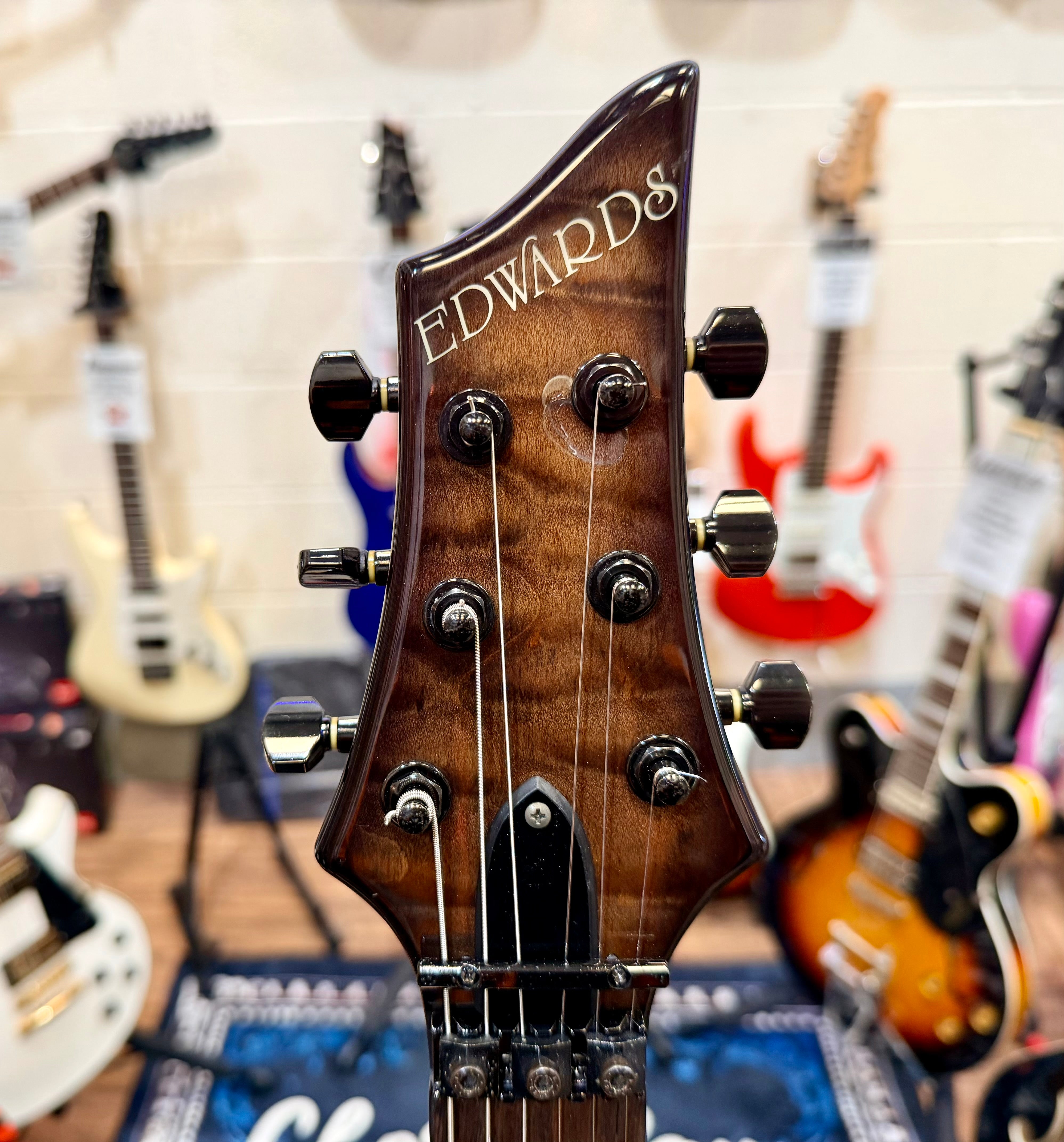 🔥00’s JAPAN🔥 ESP Edwards E-P-98A Pierrot Aiji Signature MIJ~ German Floyd Rose