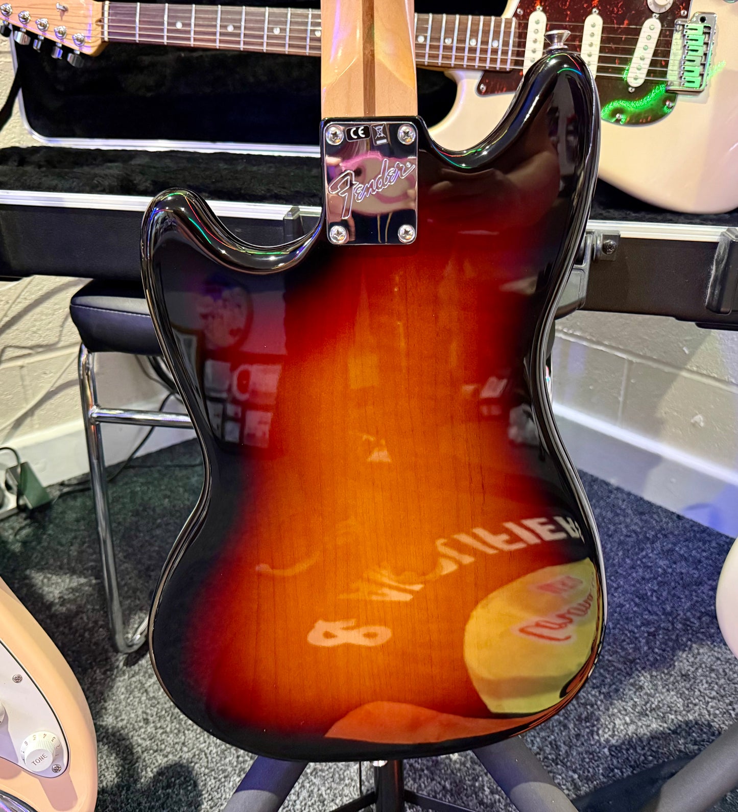 🔥2018 USA🔥 Fender American Performer Mustang~ 3-Color Sunburst~ Case & Docs!