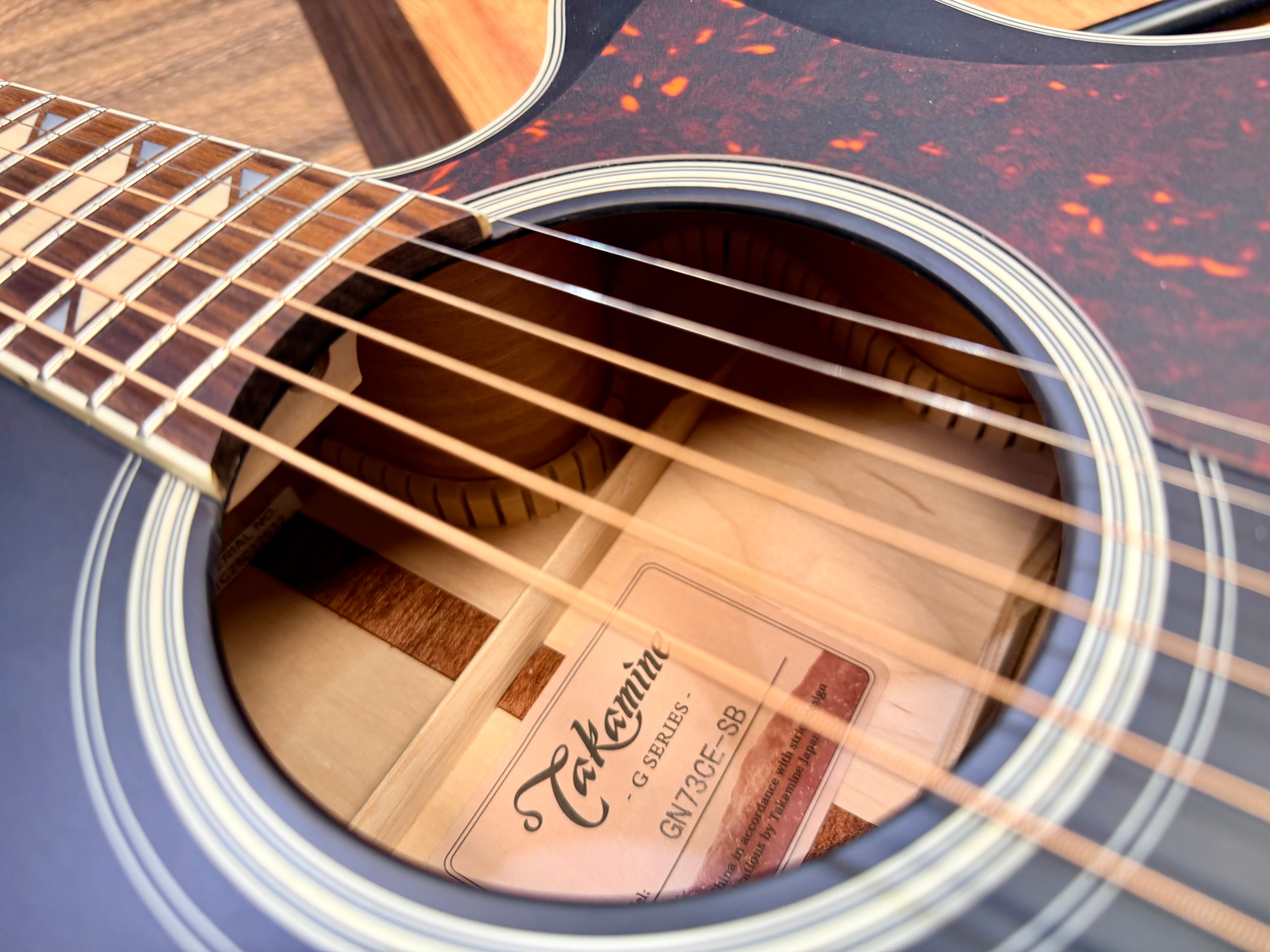 ✨MINT 2025⚡️ Takamine GN73CE SB Electro Acoustic Guitar~ Satin Black G Series!