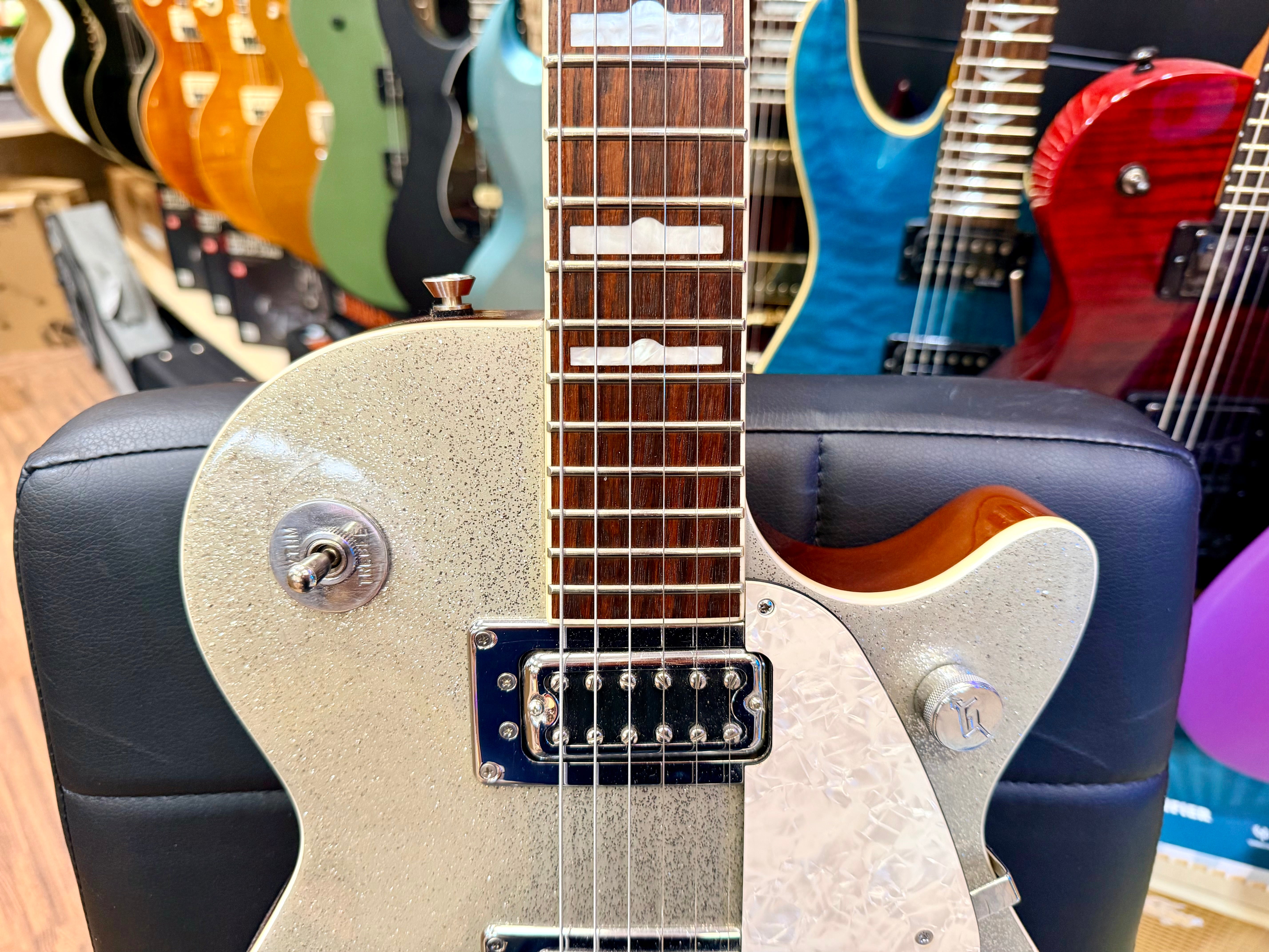 ✨2014✨ Gretsch G5439T Electromatic Pro Jet W/Bigsby~ Silver Sparkle Metallic!