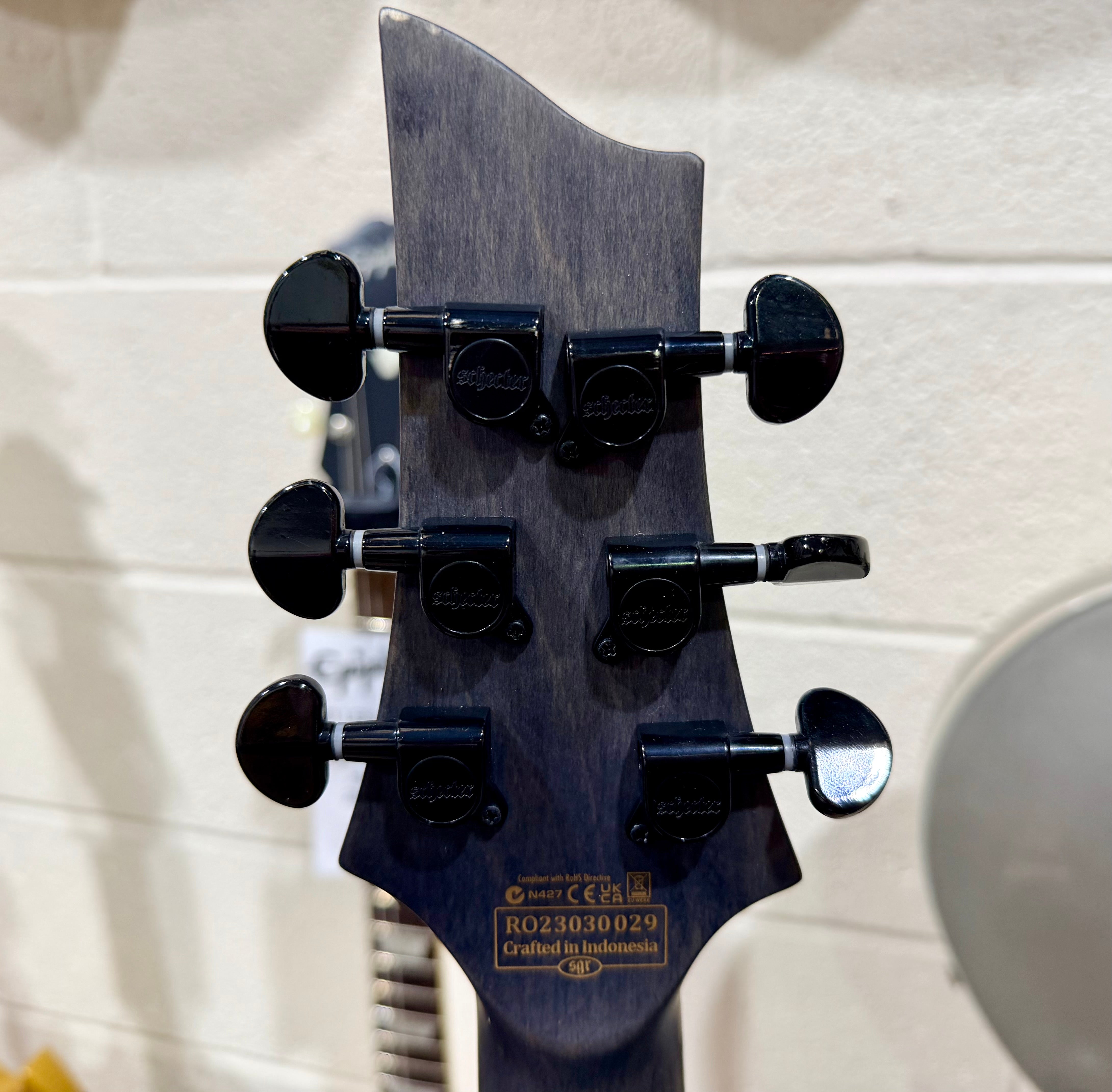 🔥2023🔥 Schecter Omen Elite 6 ~ See-Thru Black Burst~ Poplar Burl Top!