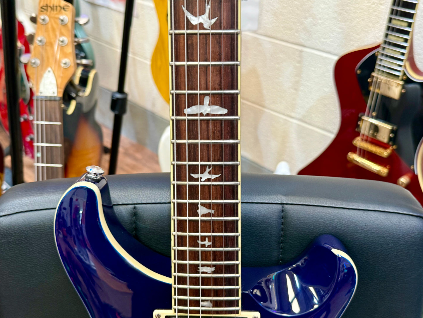 ๐MINT 2022๐ PRS SE Standard 24-08 In Translucent Blue~ Coil Splitting + Gig Bag