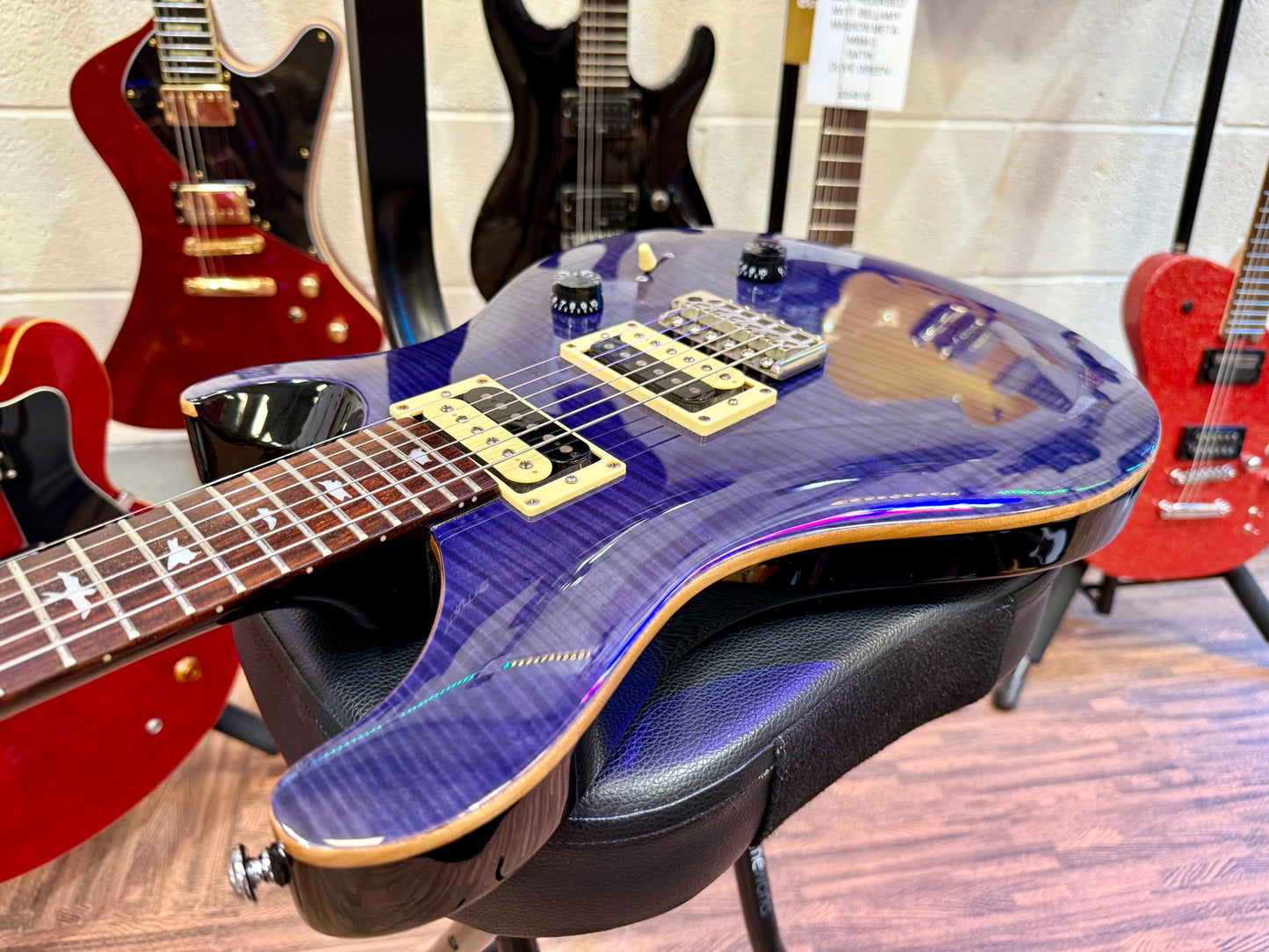 🌟2012 KOREA🌟 PRS SE Custom 24~ Whale Blue + Bird Inlays~ Stunning!