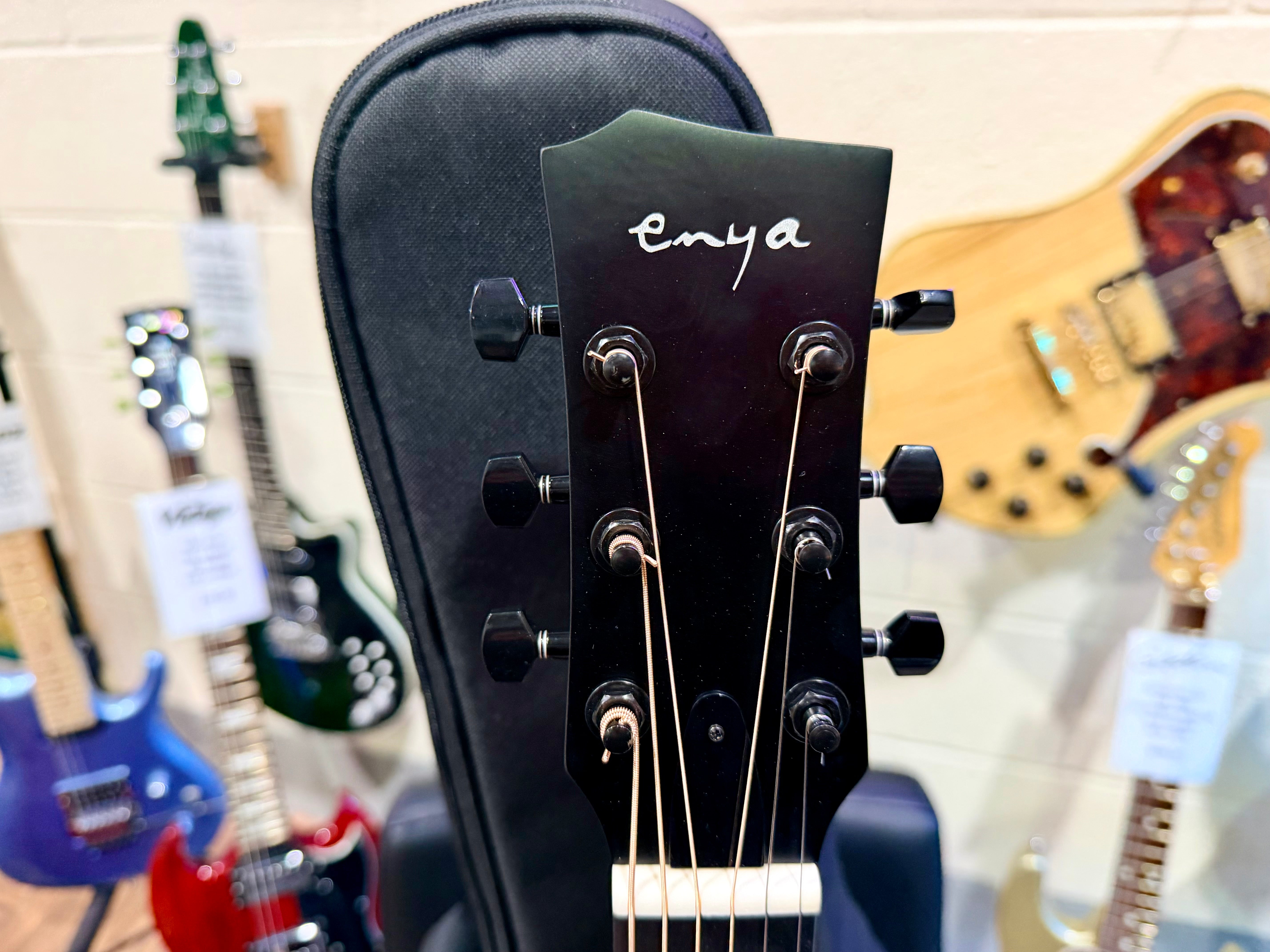 🔥NEW🔥 Enya EB-X1 EQ Pro 1/2 Sized Electro-Acoustic Travel Guitar~ Smart Pickup