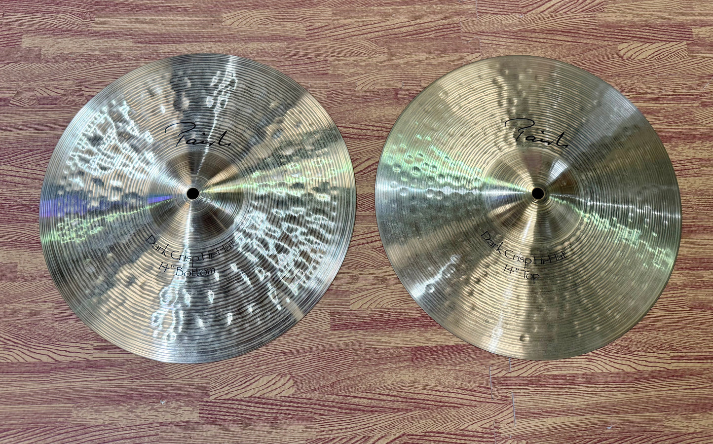 🥁 Paiste Signature 14” Dark Crisp Hi-Hats~ Pair Of Hi Hat Cymbals~ Excellent 🥁