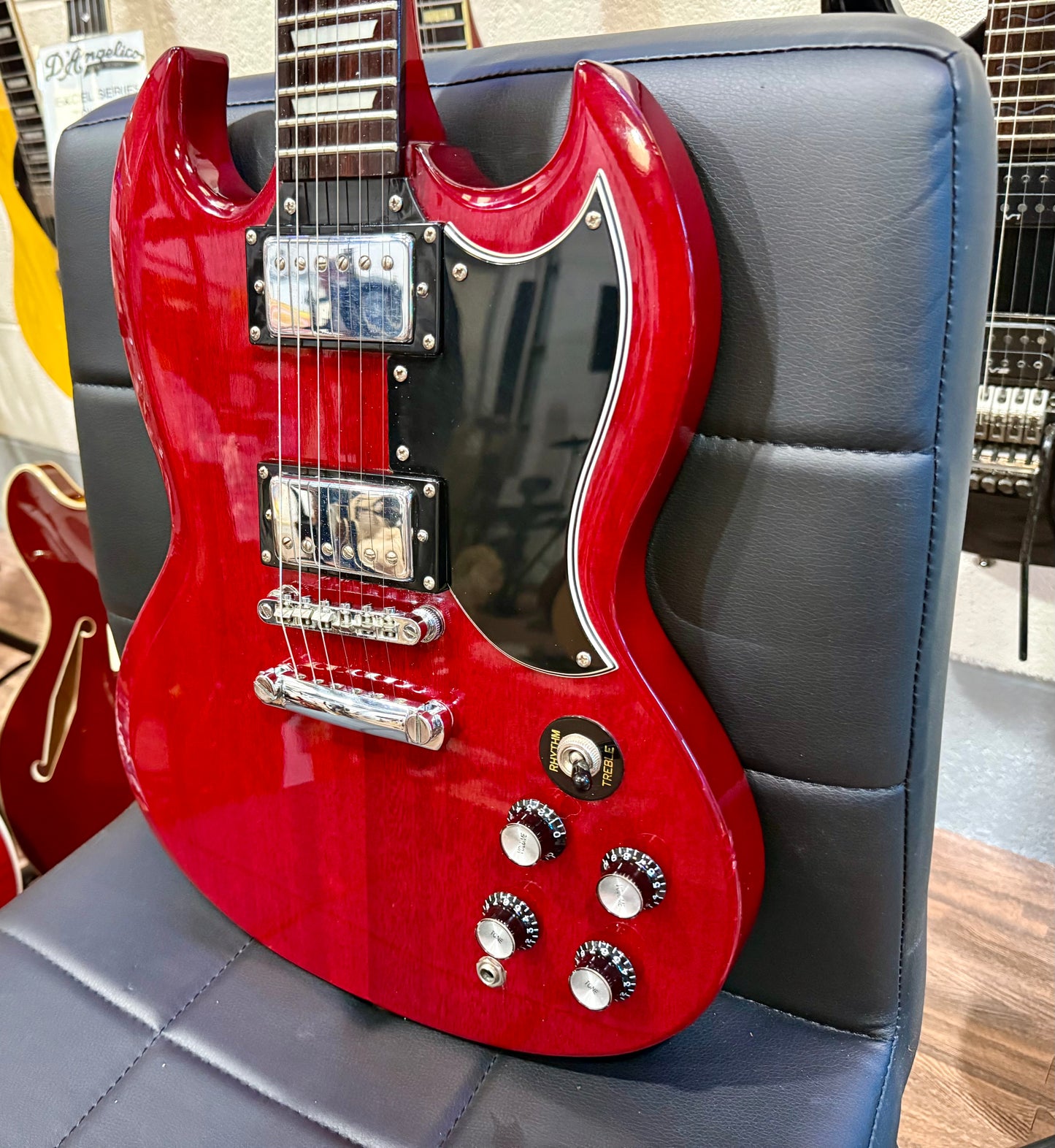 ๐ 2000 KOREA ๐ Epiphone SG G-400 Standard~ Heritage Cherry Electric Guitar!