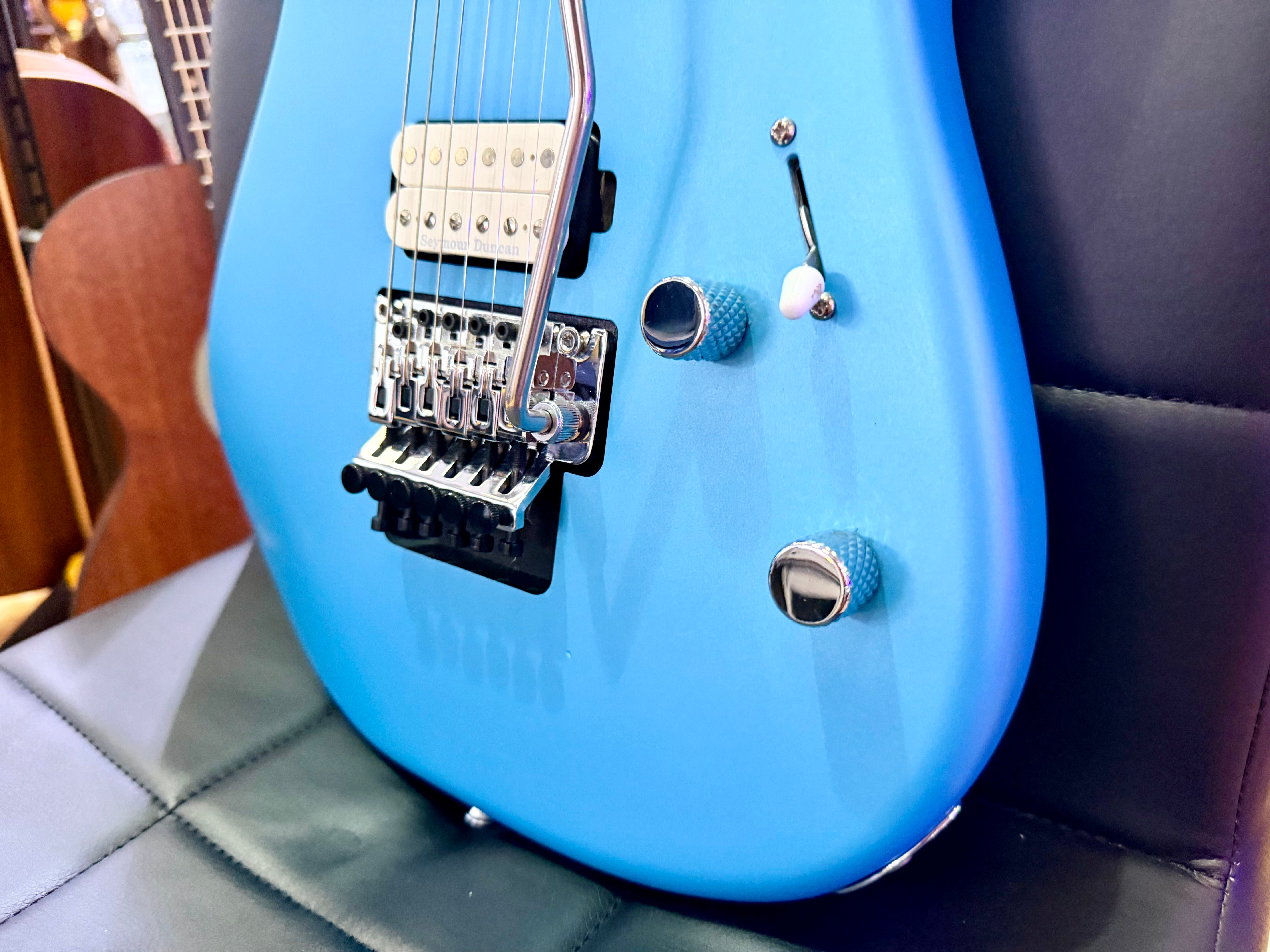π₯2022π₯ Charvel Pro-Mod San Dimas Style 1 HH FR MN~Blue Frost~ Seymour Duncan!