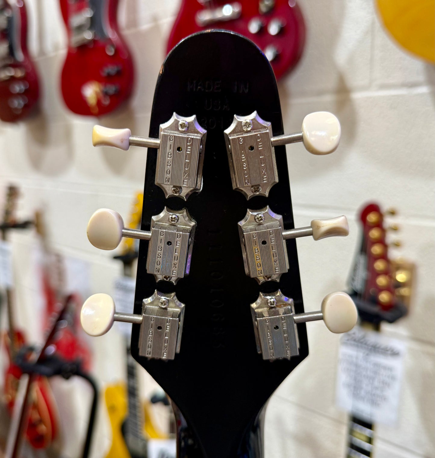 🔥2011 USA🔥 Gibson Melody maker Flying V~ Matte Black Satin~ Gig Bag & Docs!