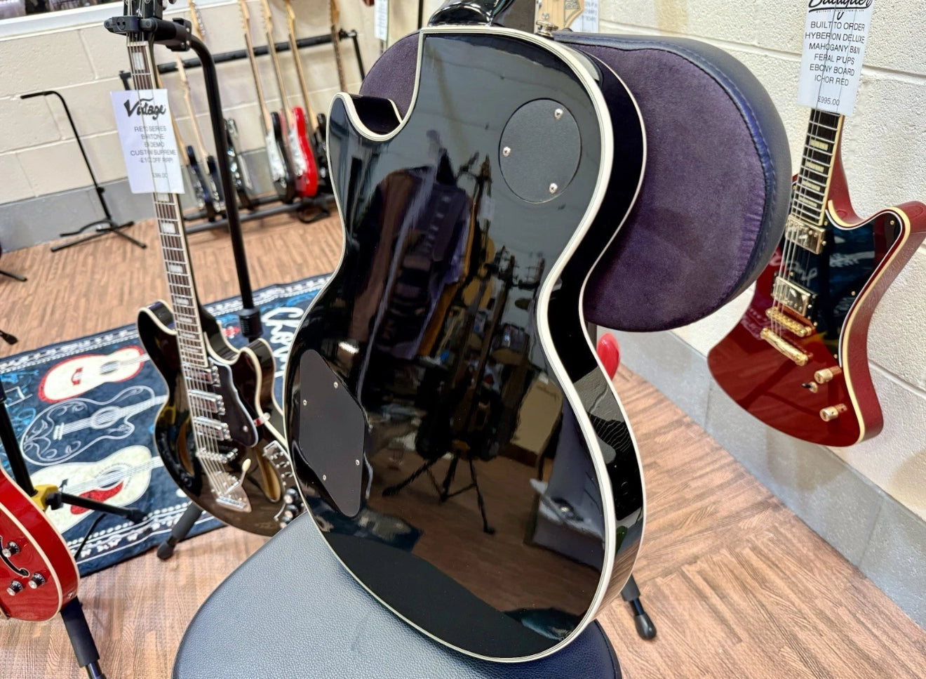 🔥1997 Korea🔥 Epiphone Les Paul Black Beauty Custom~ Exceptional Condition!