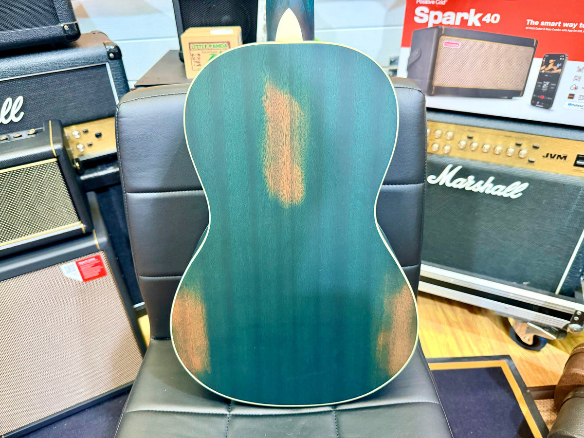 🔥NEW🔥 Ortega Americana Series RRG30E-DD Electro-Acoustic Resonator~ Denim!