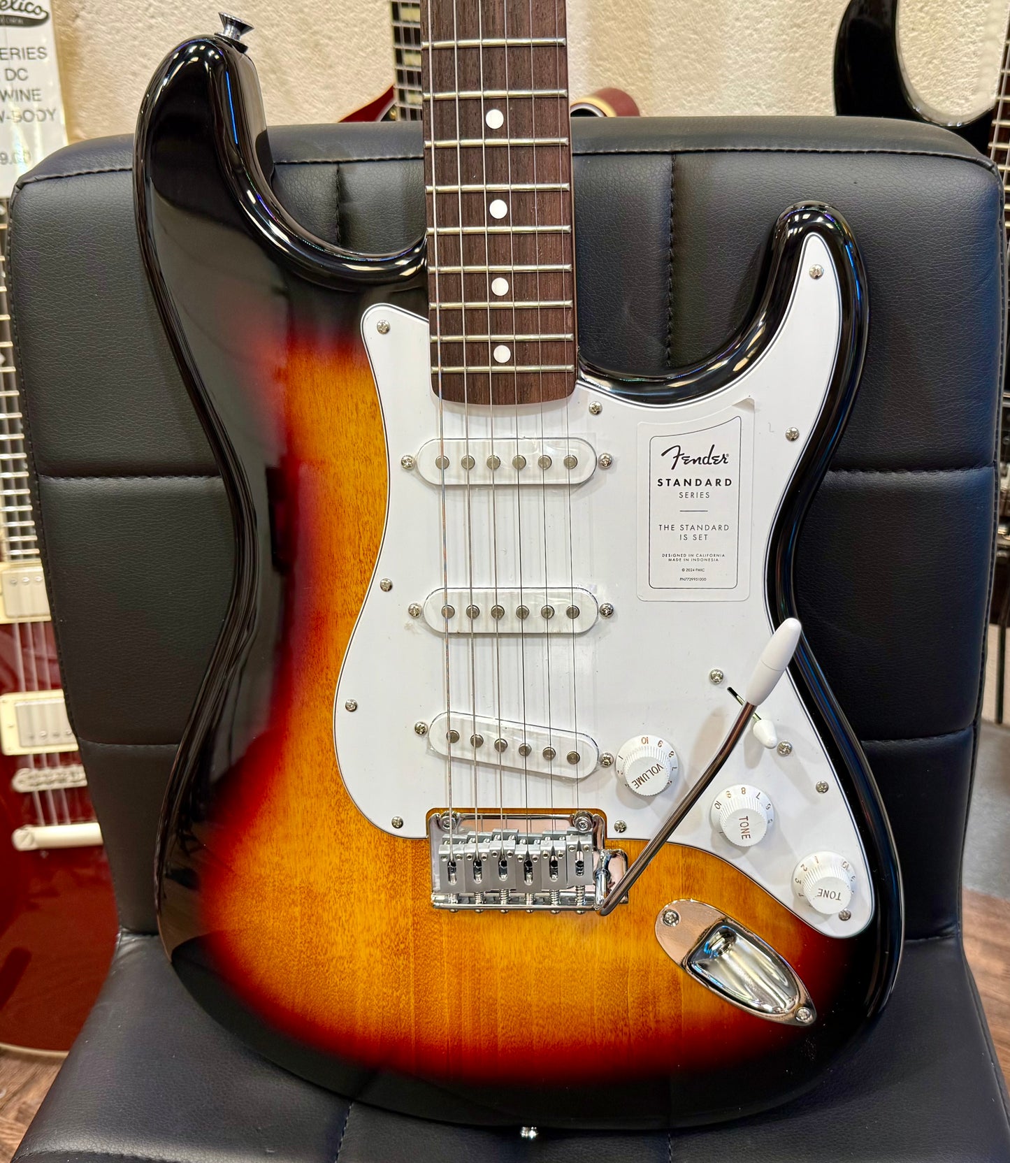 ☀️BRAND NEW☀️ Fender Standard Series Stratocaster~ 3 Tone Sunburst~ Indonesian!