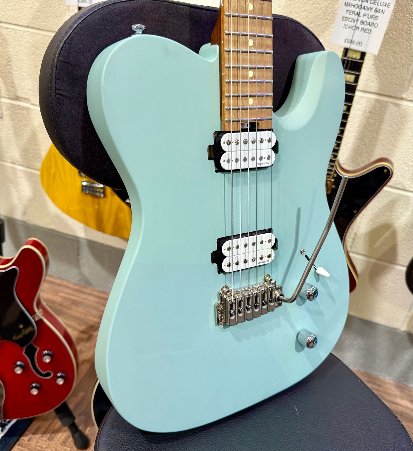 🔥MINT🔥 Harley Benton Fusion-T Pro Series Telecaster HH~ Roasted Maple + CASE!