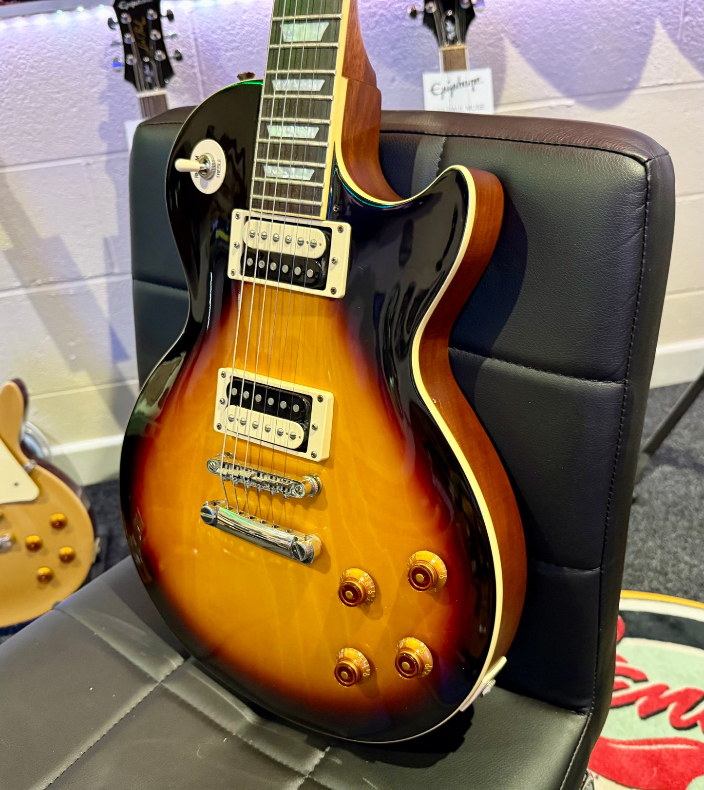 🔥2016🔥 Epiphone Les Paul Traditional PRO II~ Tobacco Sunburst~ DB Boost!