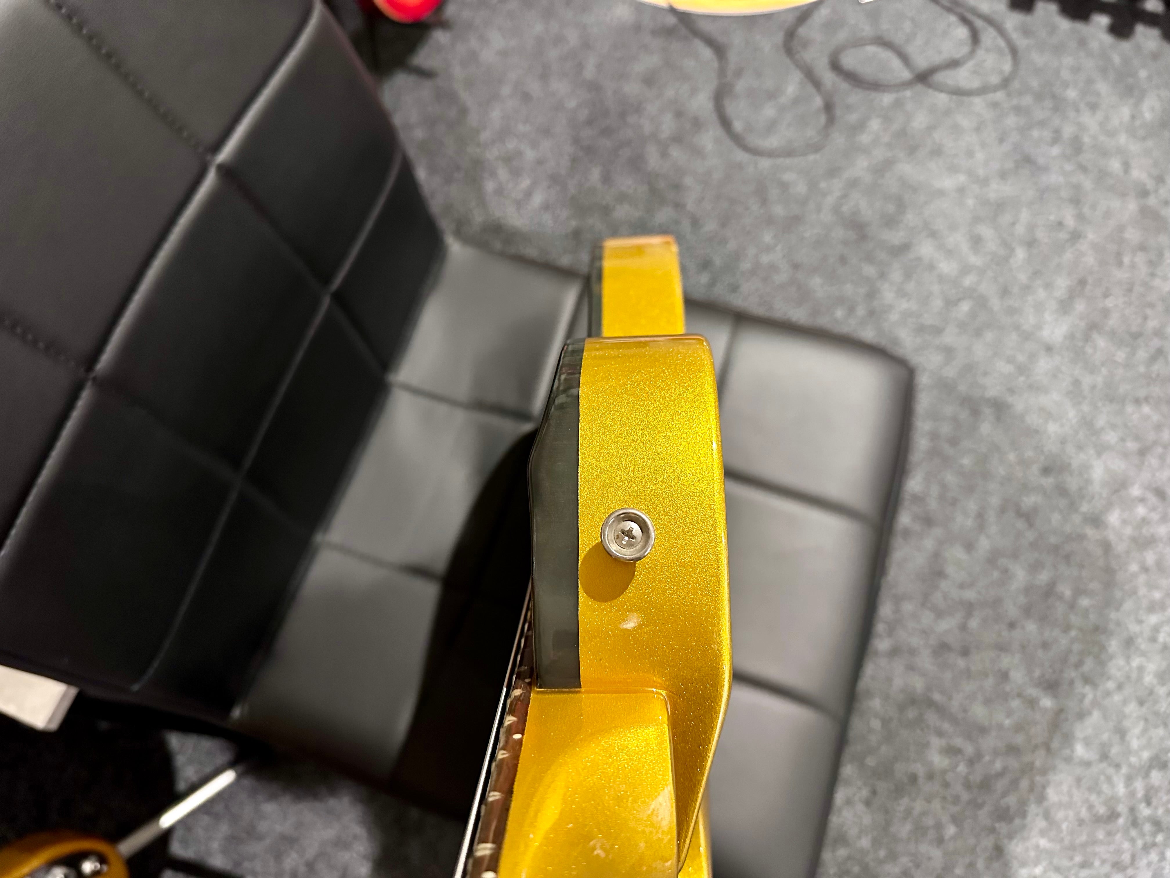 🌟ULTRA RARE & SPECIAL🌟 Lodestone UK Pulse Les Paul Shape Electric Guitar~ Gold