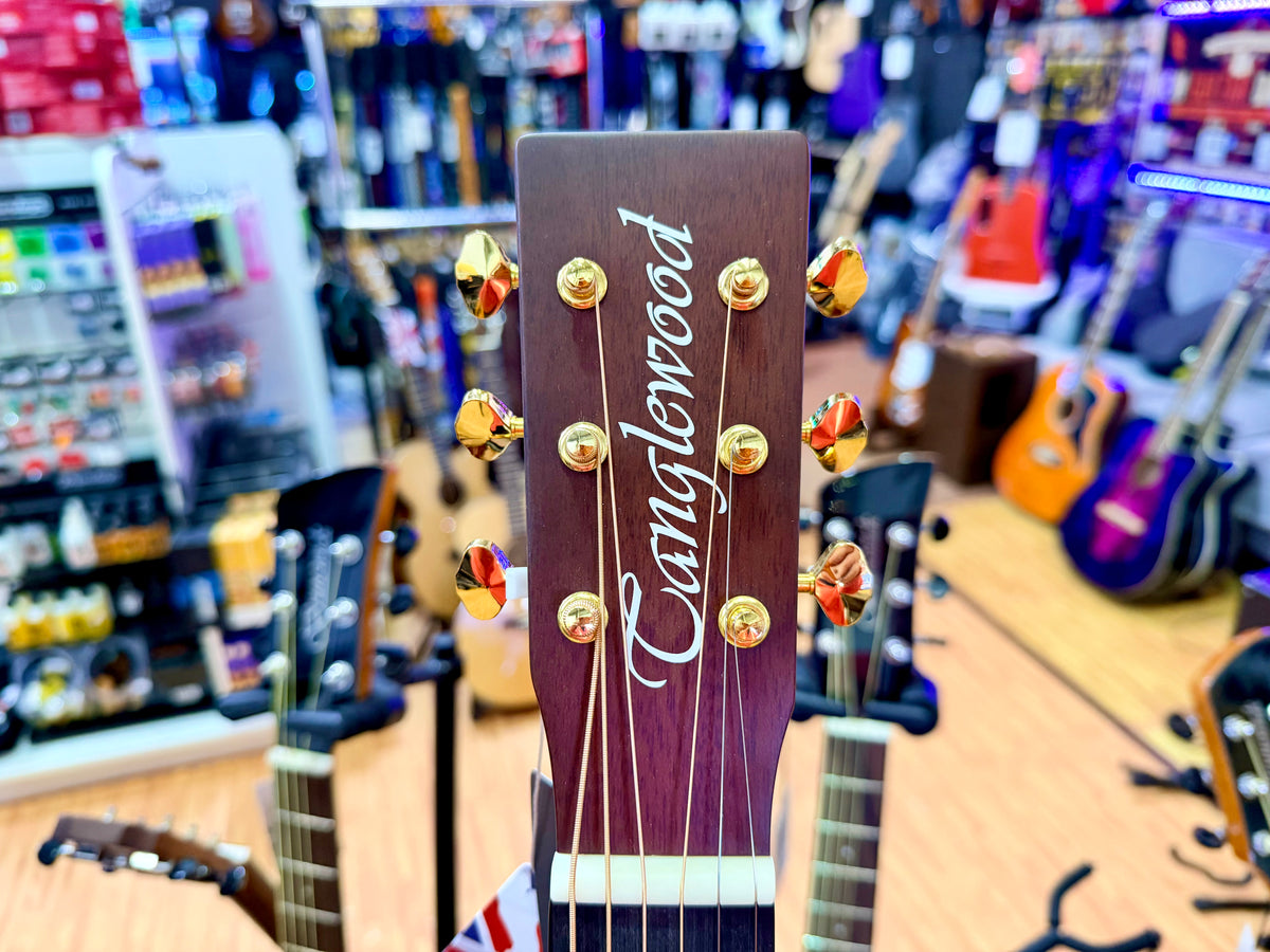 Tanglewood TE8EBL Elemental Parlour Electro Acoustic~ Natural Satin~ Solid Top