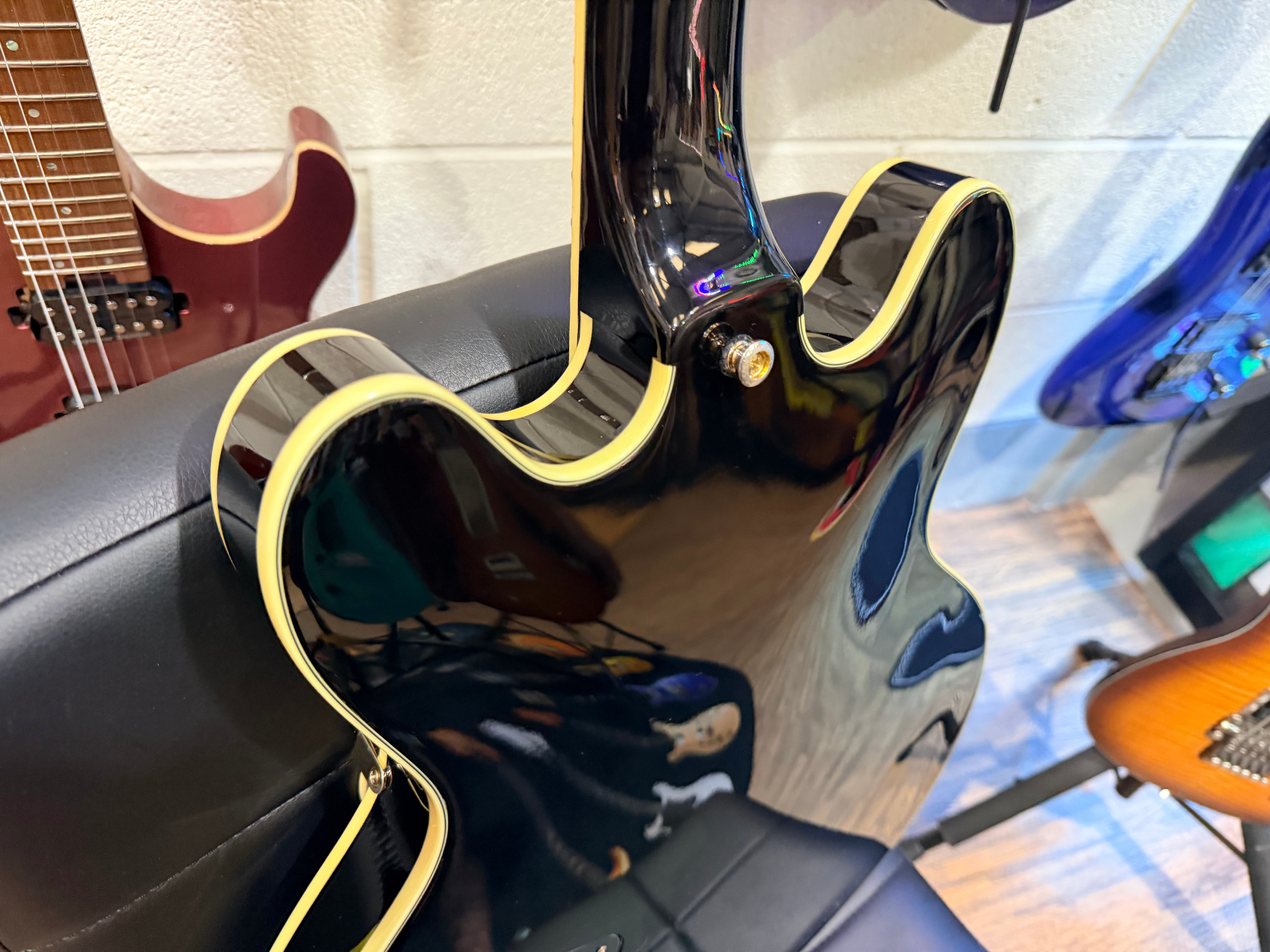 🔥2011🔥 Epiphone B.B. King Lucille Guitar~ Ebony Black~ Semi-Hollowbody!