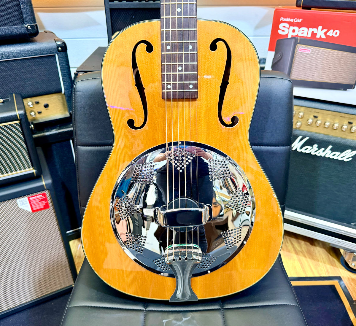 ✨ Tanglewood Parlour Resonator Acoustic Guitar~ Natural Gloss ✨