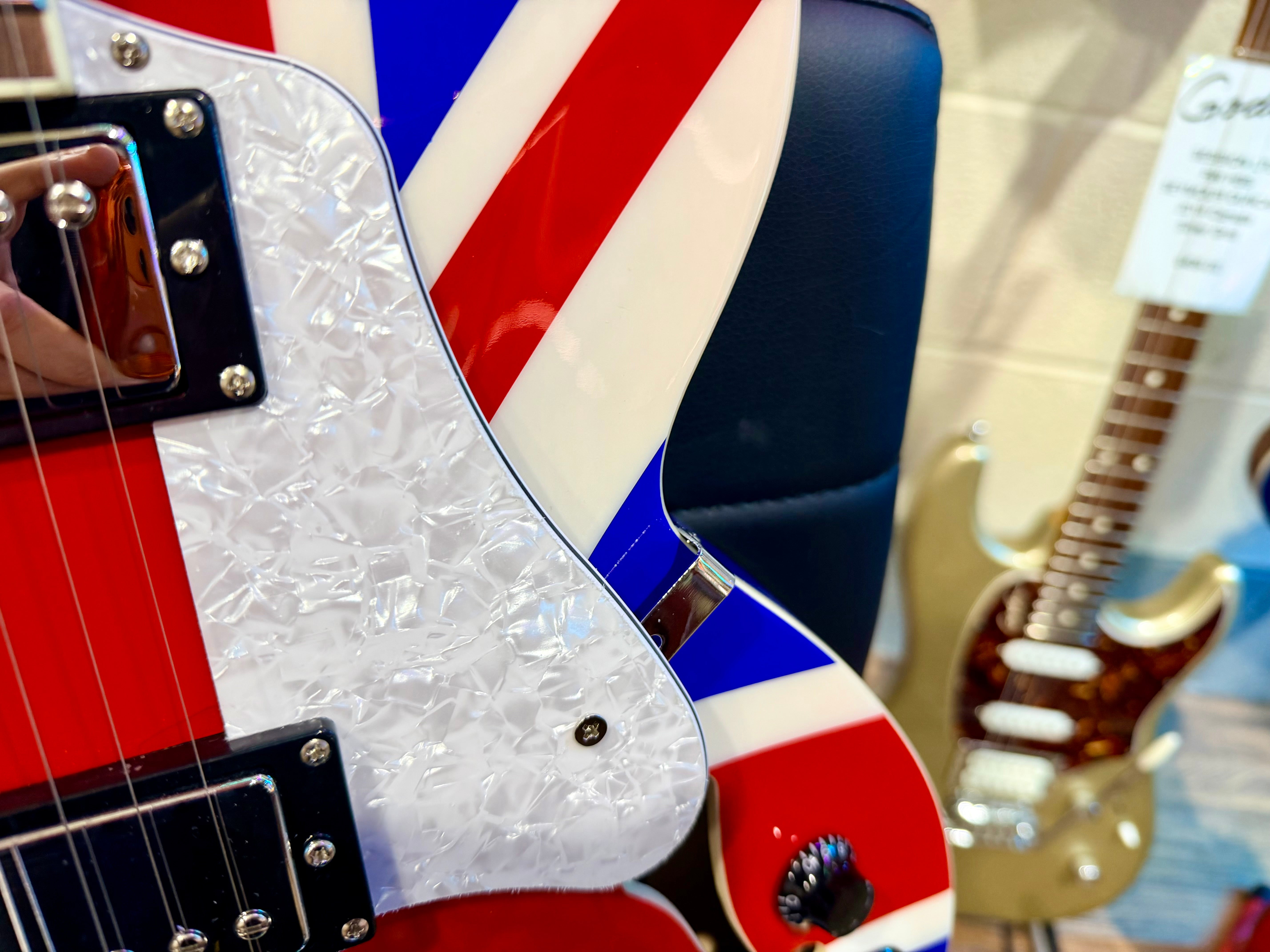 🇬🇧2025 LTD EDITION🇬🇧 Vintage Union Jack~ Semi Acoustic ‘335’ Guitar~VSA25UJ!