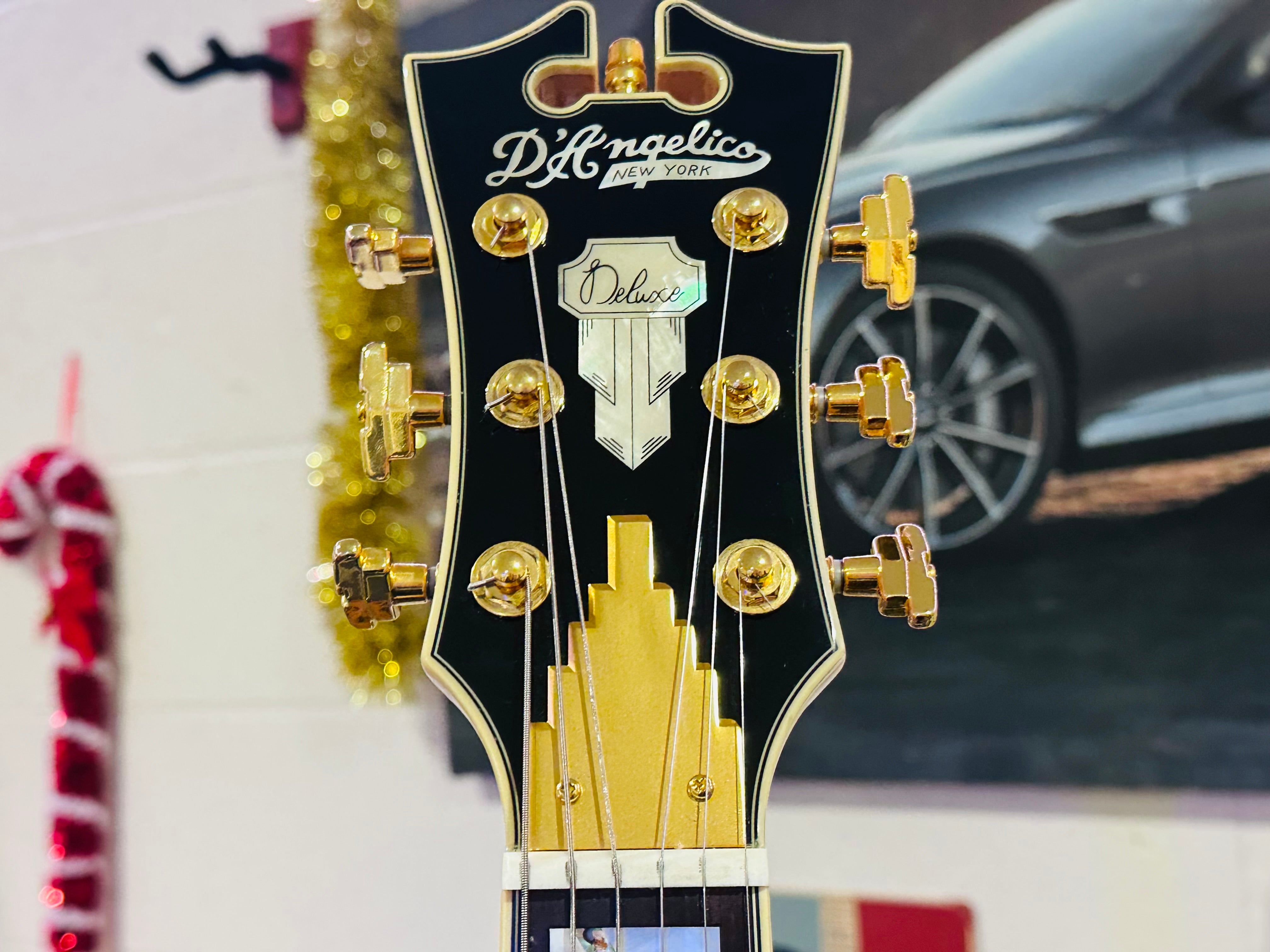 🌟MINT🌟 D'Angelico Ludlow Deluxe~ Swamp Ash Natural~2018~ Hard Case~MUST SEE 🌟