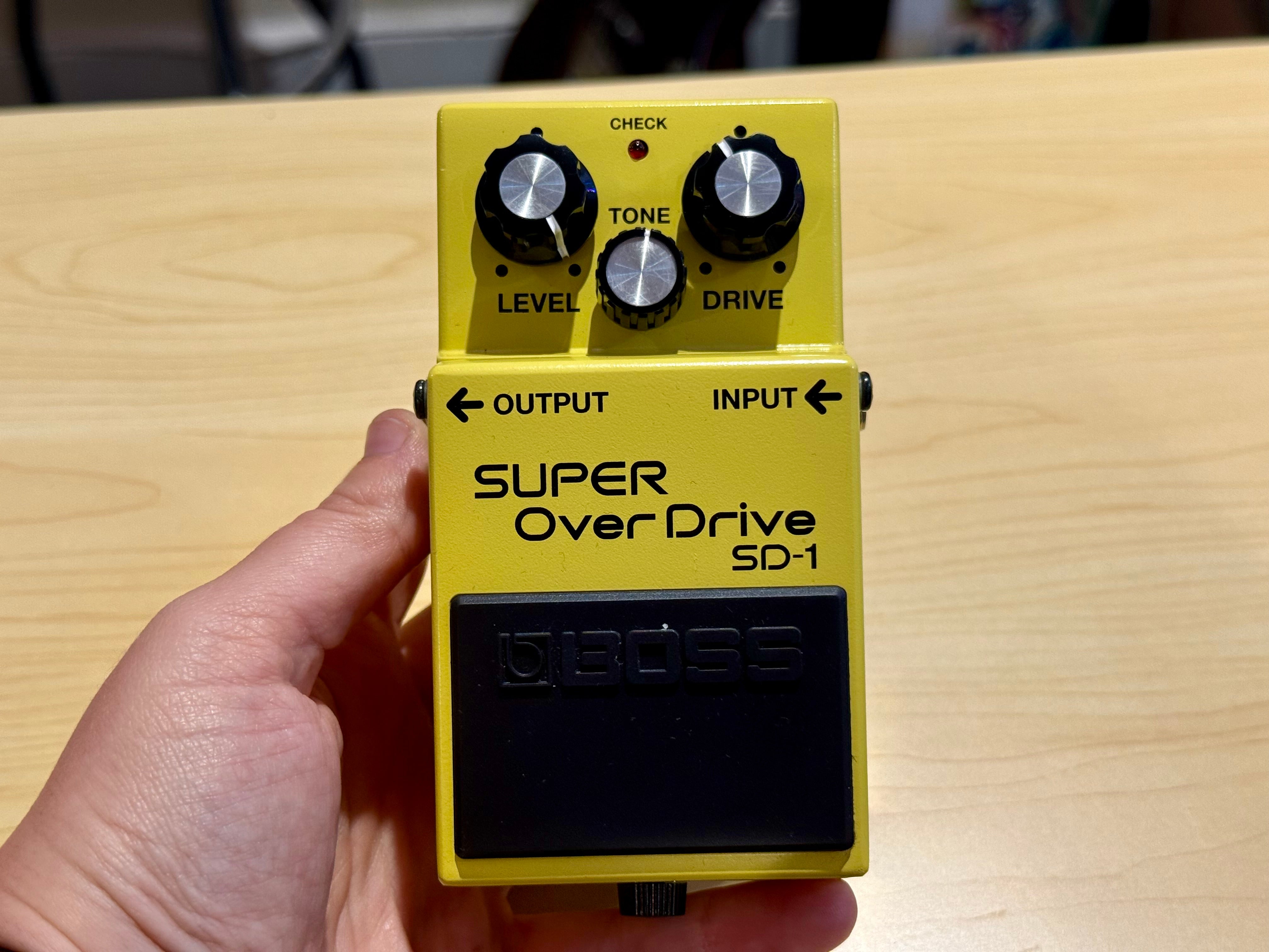 🎸MINT🎸 Boss SD-1 Super Overdrive Guitar Effects Pedal!