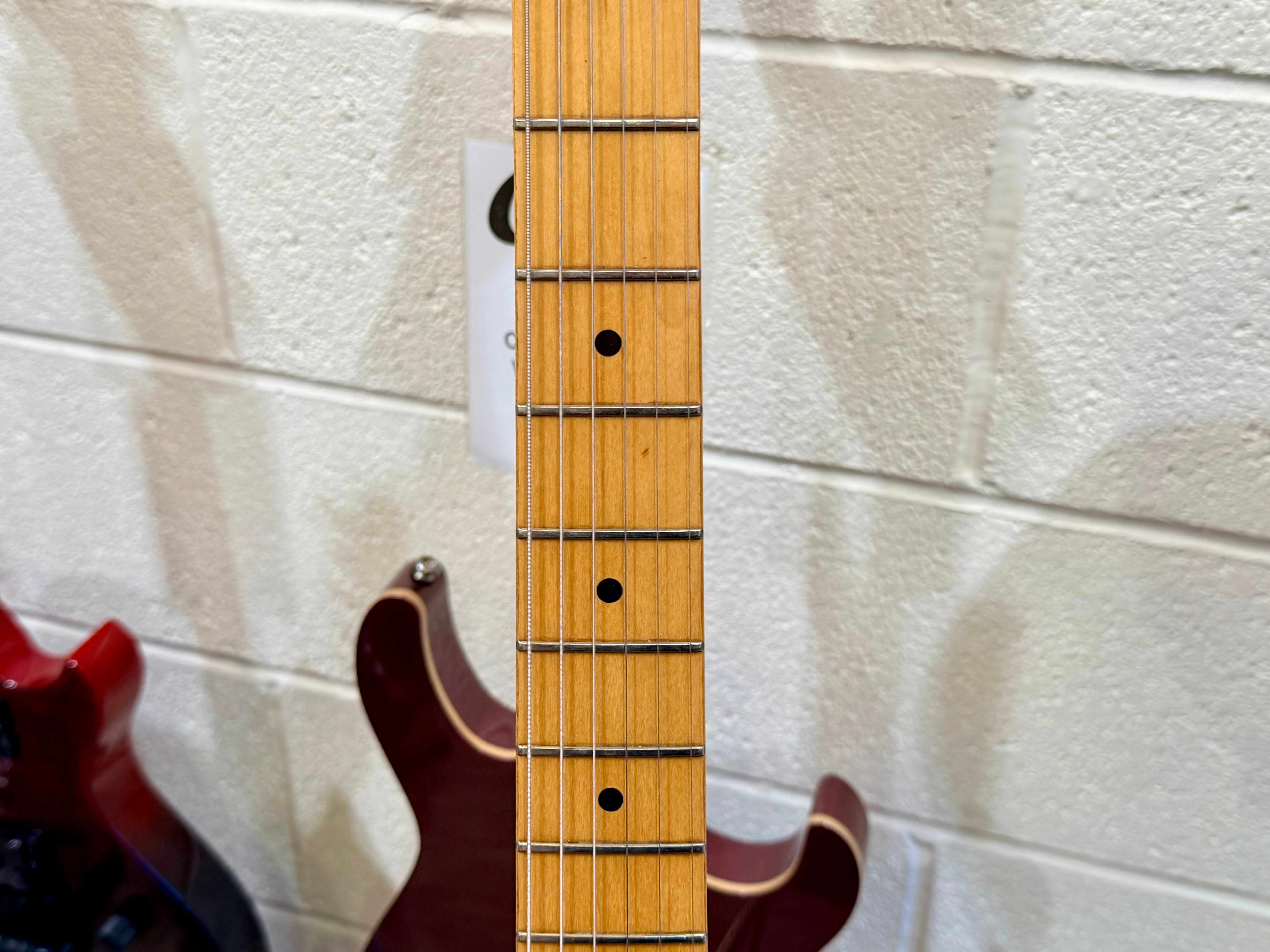 ✨1989 USA✨ Fender American Stratocaster Plus Deluxe~ Midnight Wine~ Lace Sensor