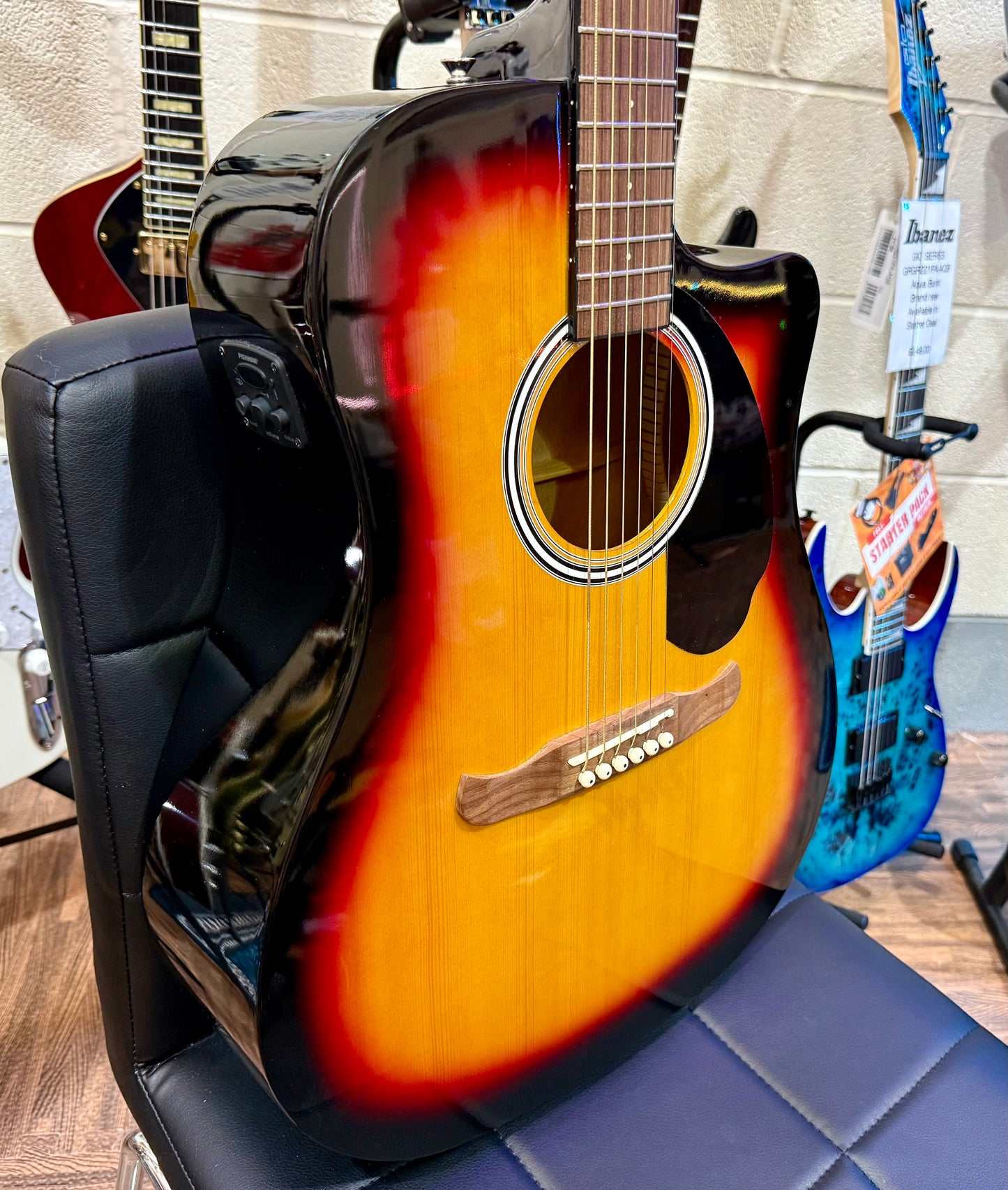 🔥EX DEMO🔥 Fender FA-125CE Dreadnought Electro-Acoustic Guitar~ Sunburst!