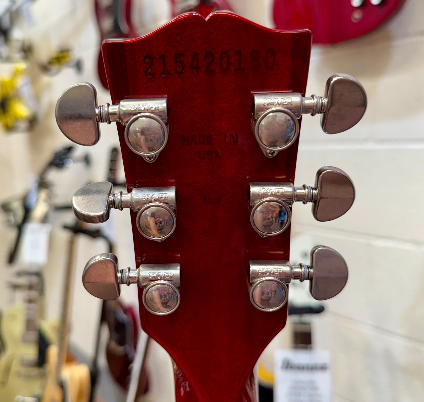 π2021 USA π Gibson ES-339 Figured Sixties Cherry~ Hollow-body~ Case & Candy!