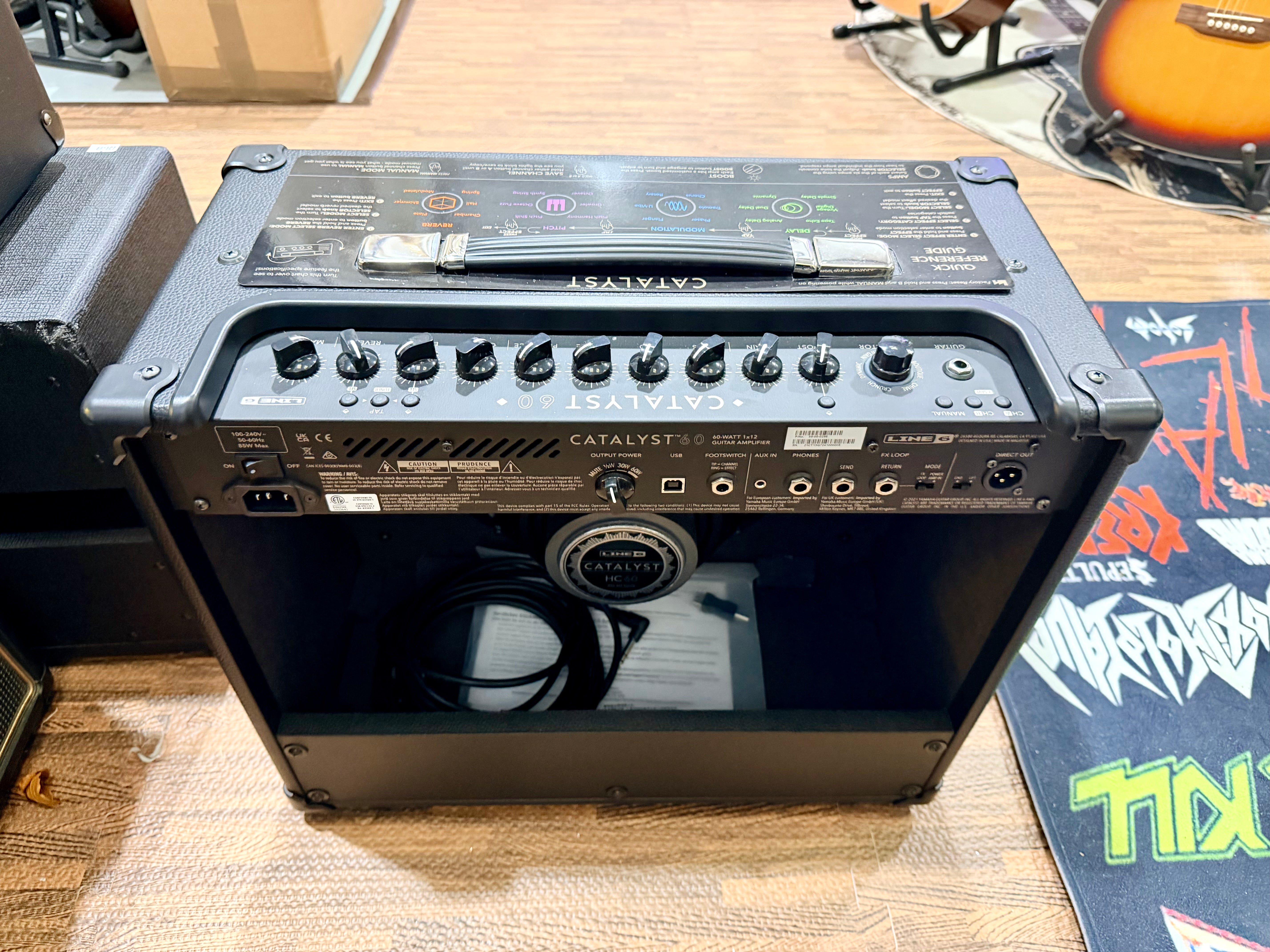 🔥EX-DEMO🔥 Line 6 Catalyst 60 Electric Guitar Combo Amp~ Footswitch & Cover!