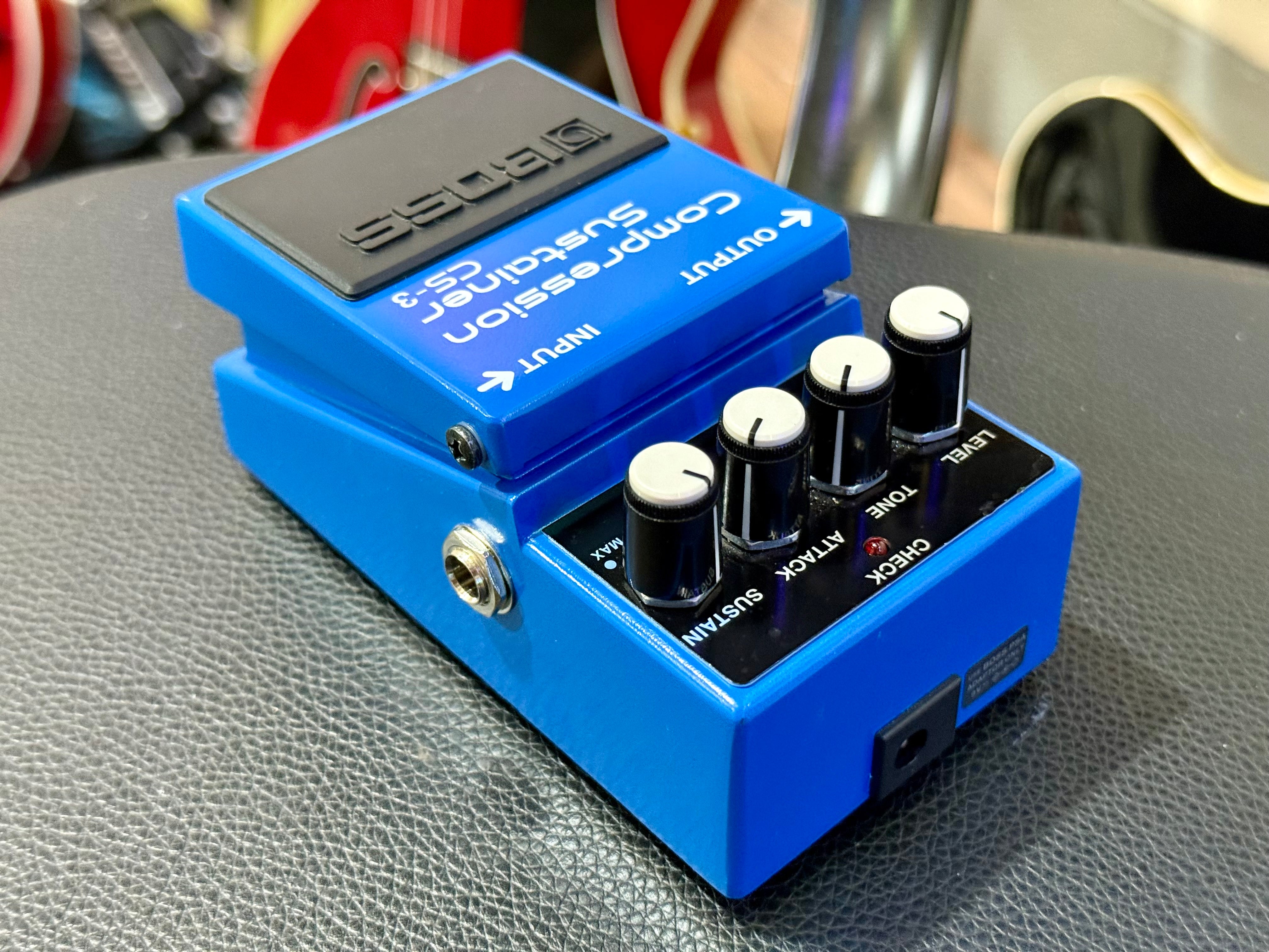 🎸MINT🎸 Boss CS-3 Compression Sustainer Pedal - Black/Blue~ Guitar Effects Unit