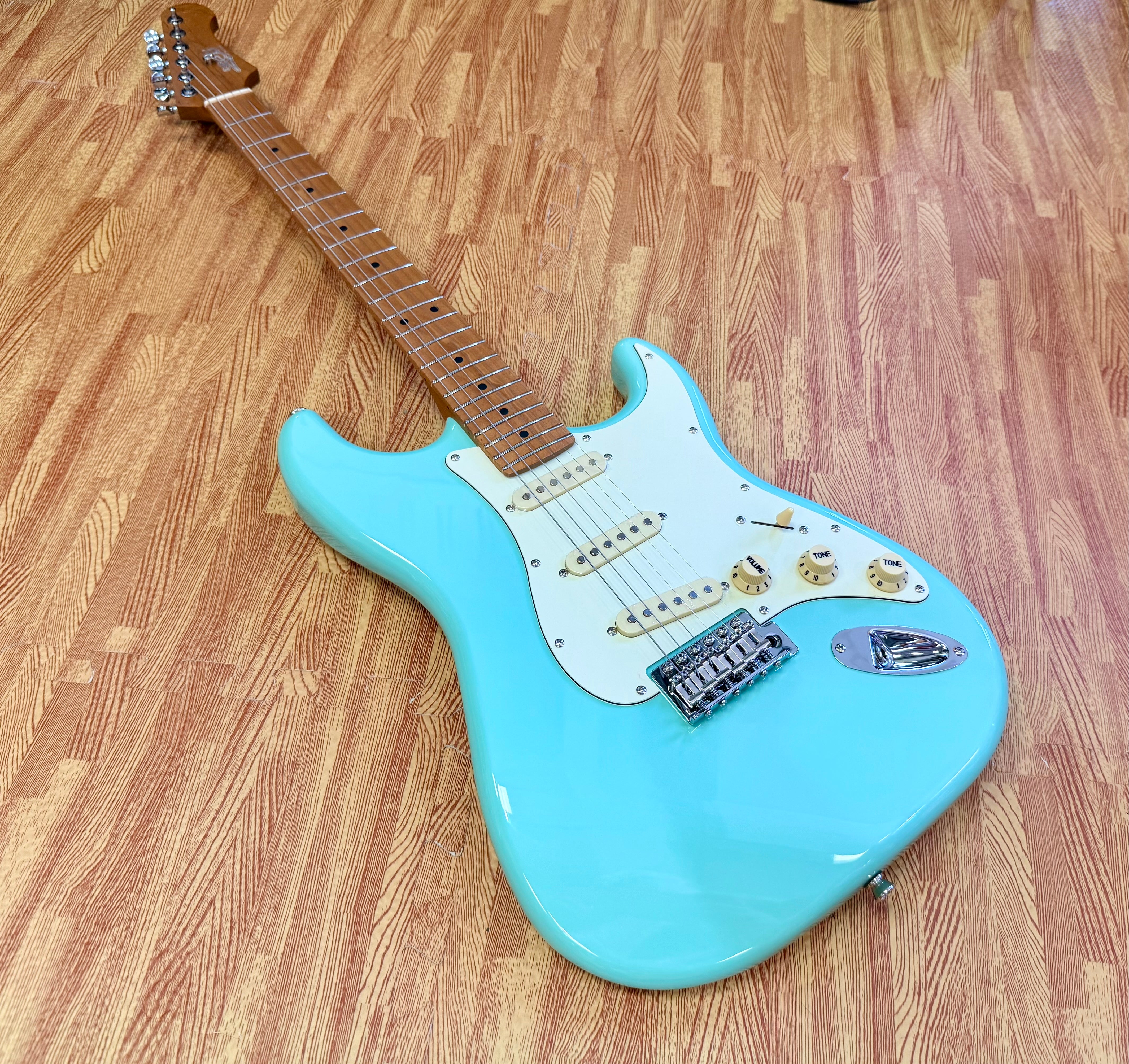 ⚡️NEW⚡️ Jet JS-300 Electric Guitar~ Seafoam Green~ Roasted Maple~ Strat~ 2026!