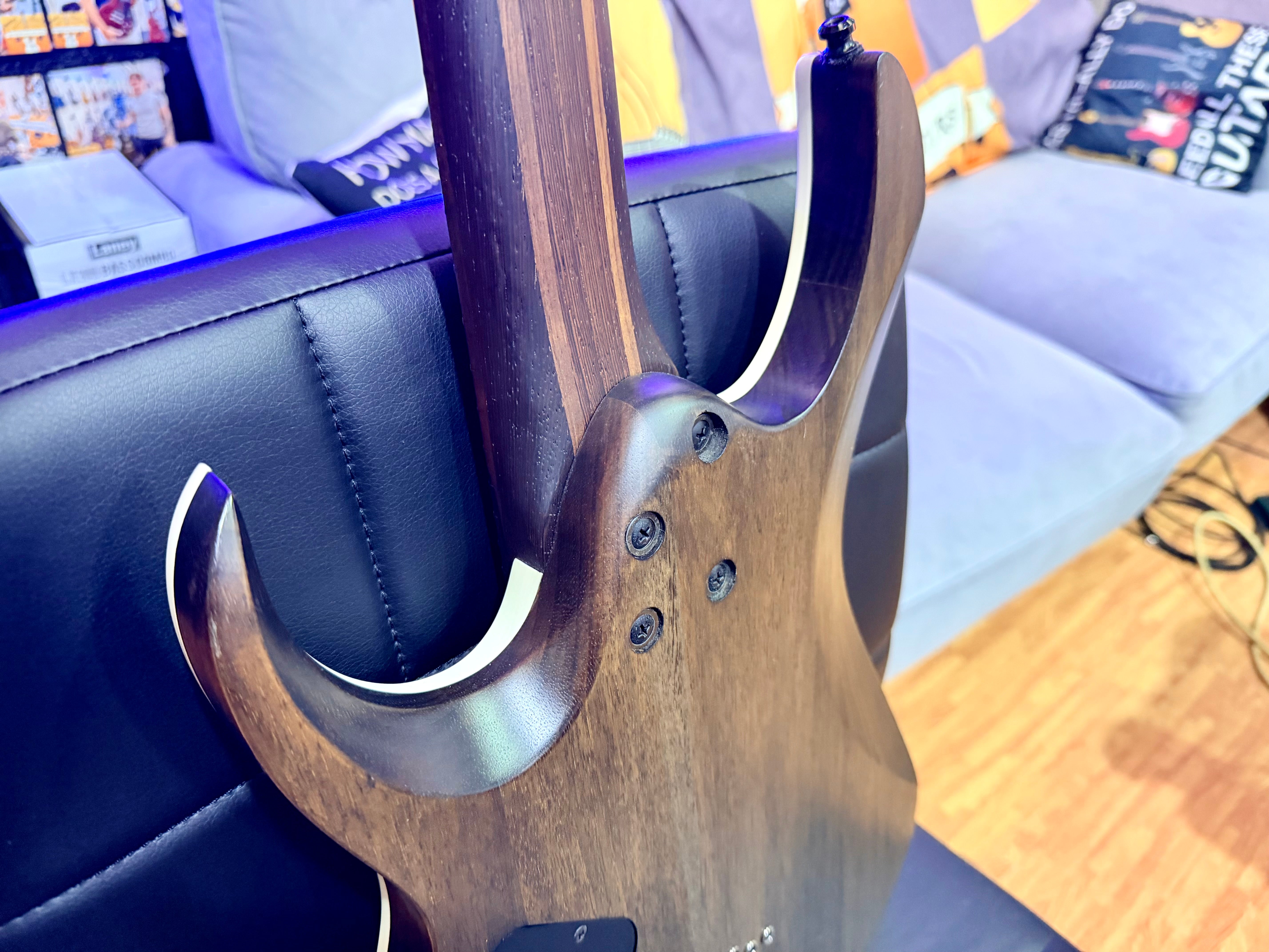 π₯2019π₯ Ibanez RGA71AL Axion Label 7 String~ Indigo Aurora Burst~ Bare Knuckle!