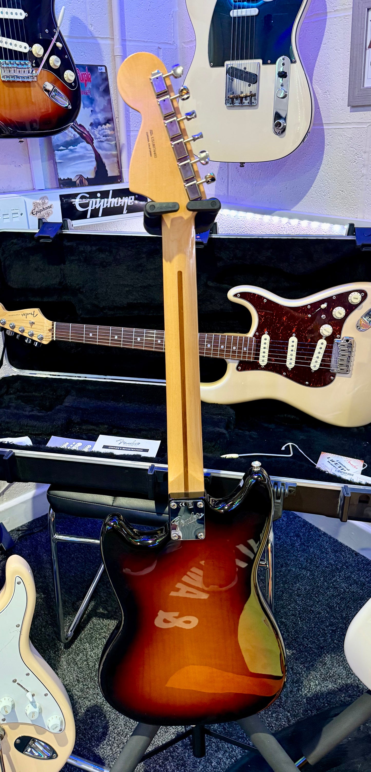🔥2018 USA🔥 Fender American Performer Mustang~ 3-Color Sunburst~ Case & Docs!