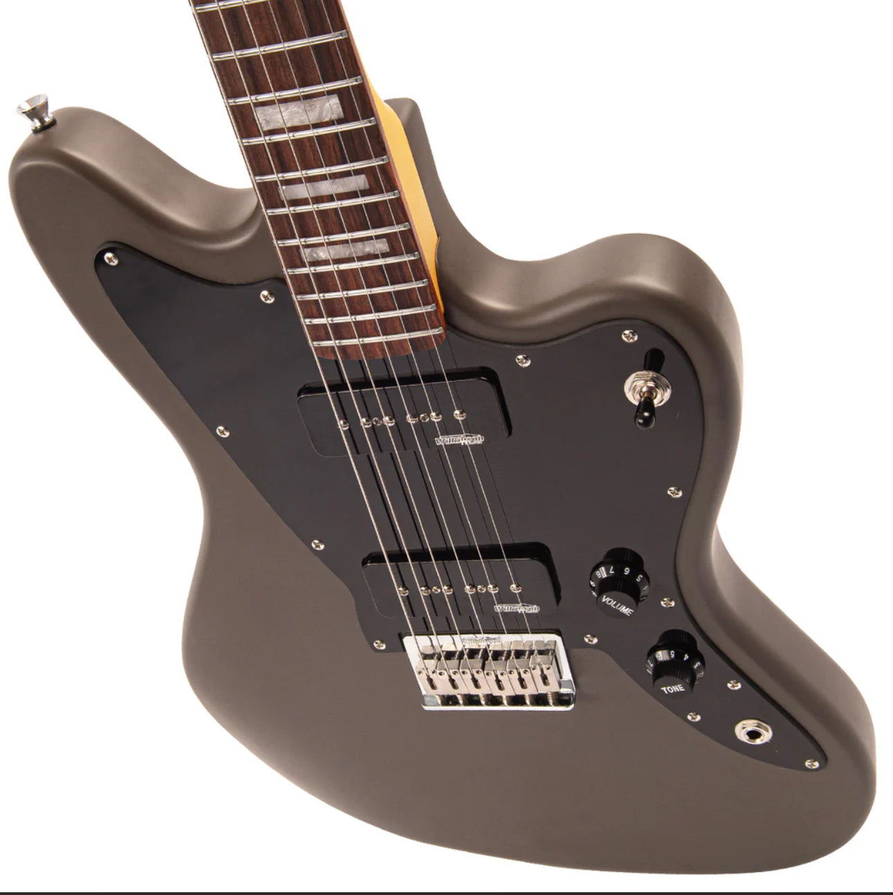 Vintage V65H ReIssued Hard Tail Electric Guitar ~ Satin Grey