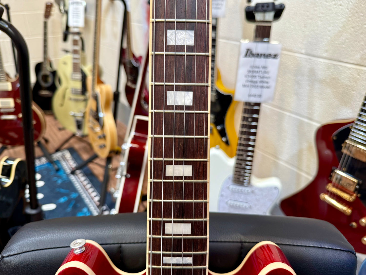 π2021 USA π Gibson ES-339 Figured Sixties Cherry~ Hollow-body~ Case & Candy!
