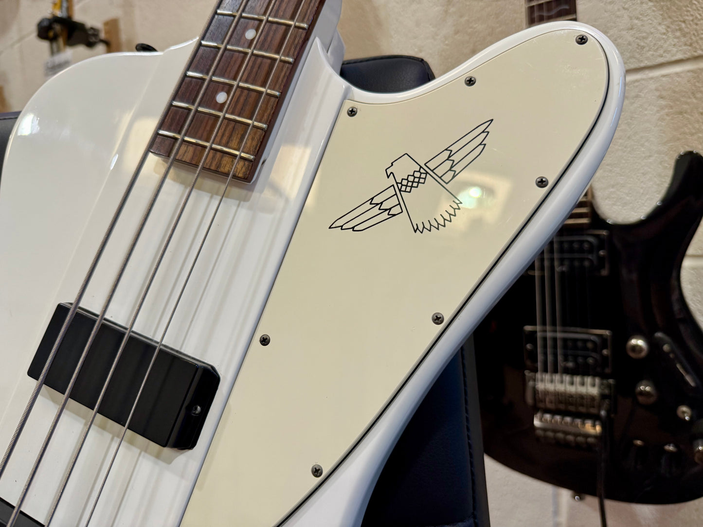 🔥RARE WHITE🔥 Epiphone Thunderbird T-Bird Bass~ Made In Korea~ 2007 Model!